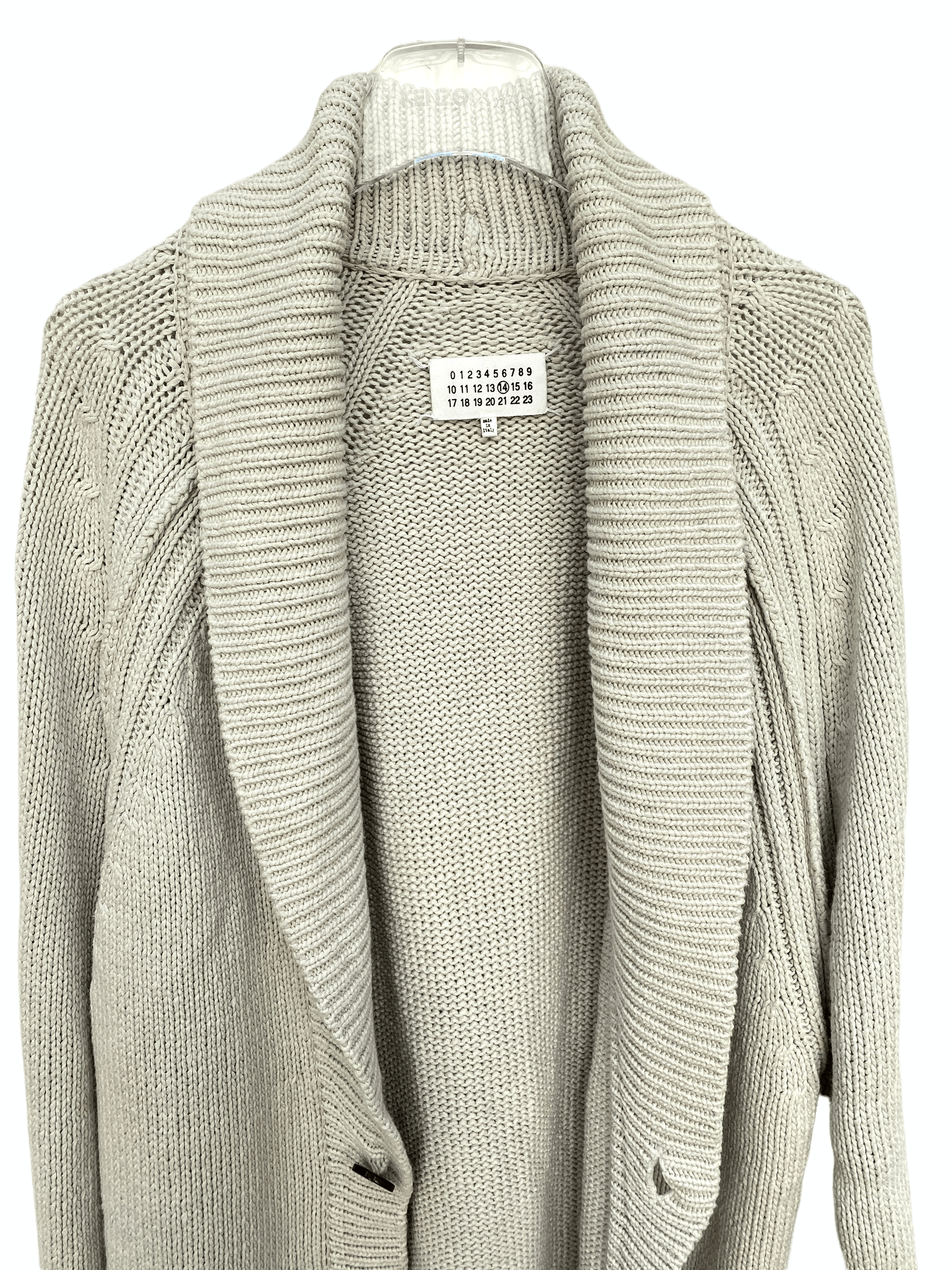 Maison Margiela Oversized Heavy Cotton Silk Cardigan Size US M / EU 48-50 / 2 - 2 Thumbnail