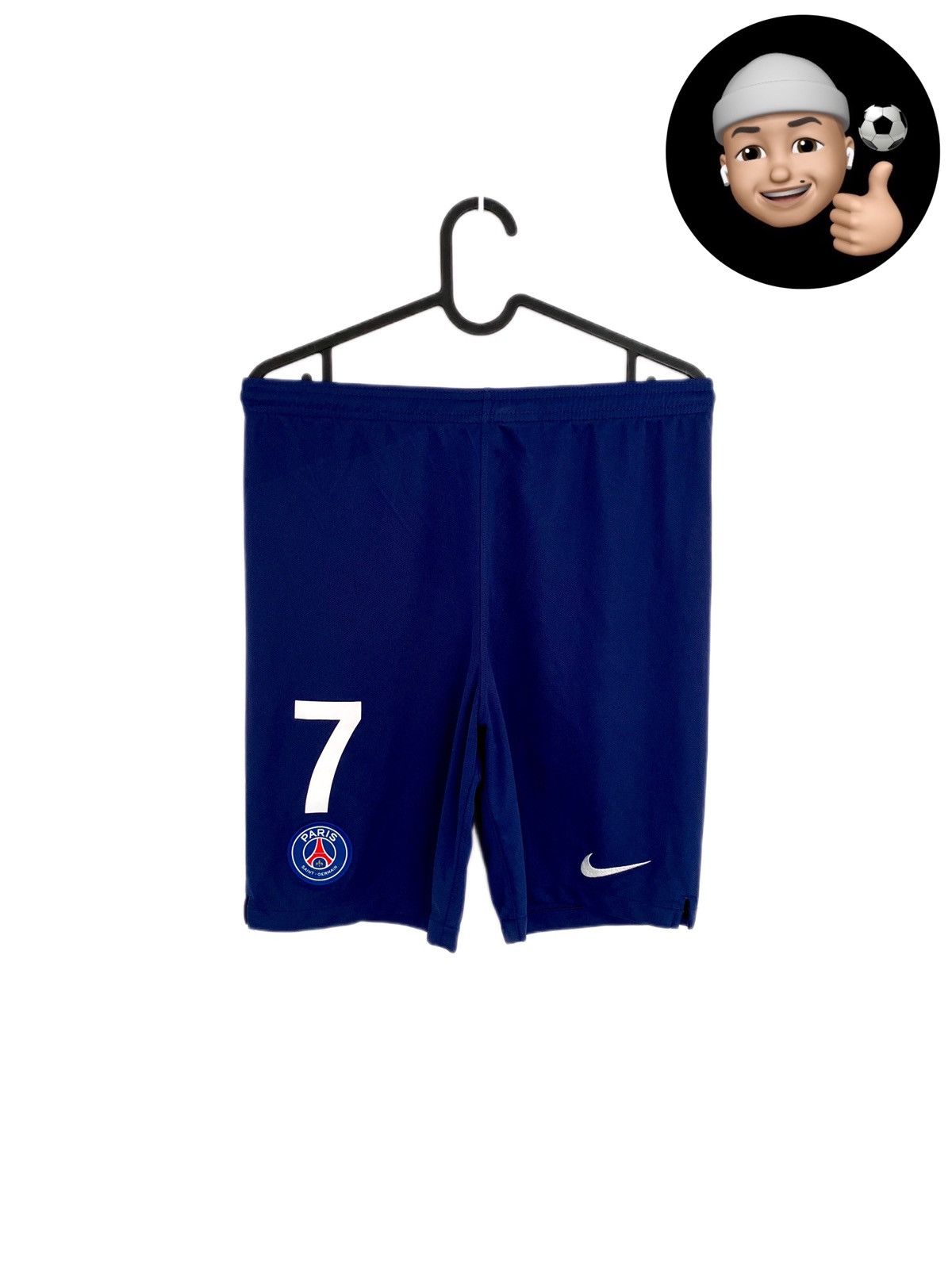 Nike 2014 2015 PSG Paris Nike Home Kids Soccer Shorts Kit Size US 32 / EU 48 - 1 Thumbnail