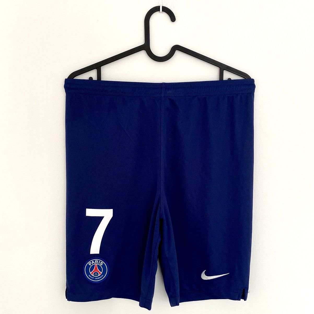 Nike 2014 2015 PSG Paris Nike Home Kids Soccer Shorts Kit Size US 32 / EU 48 - 2 Thumbnail
