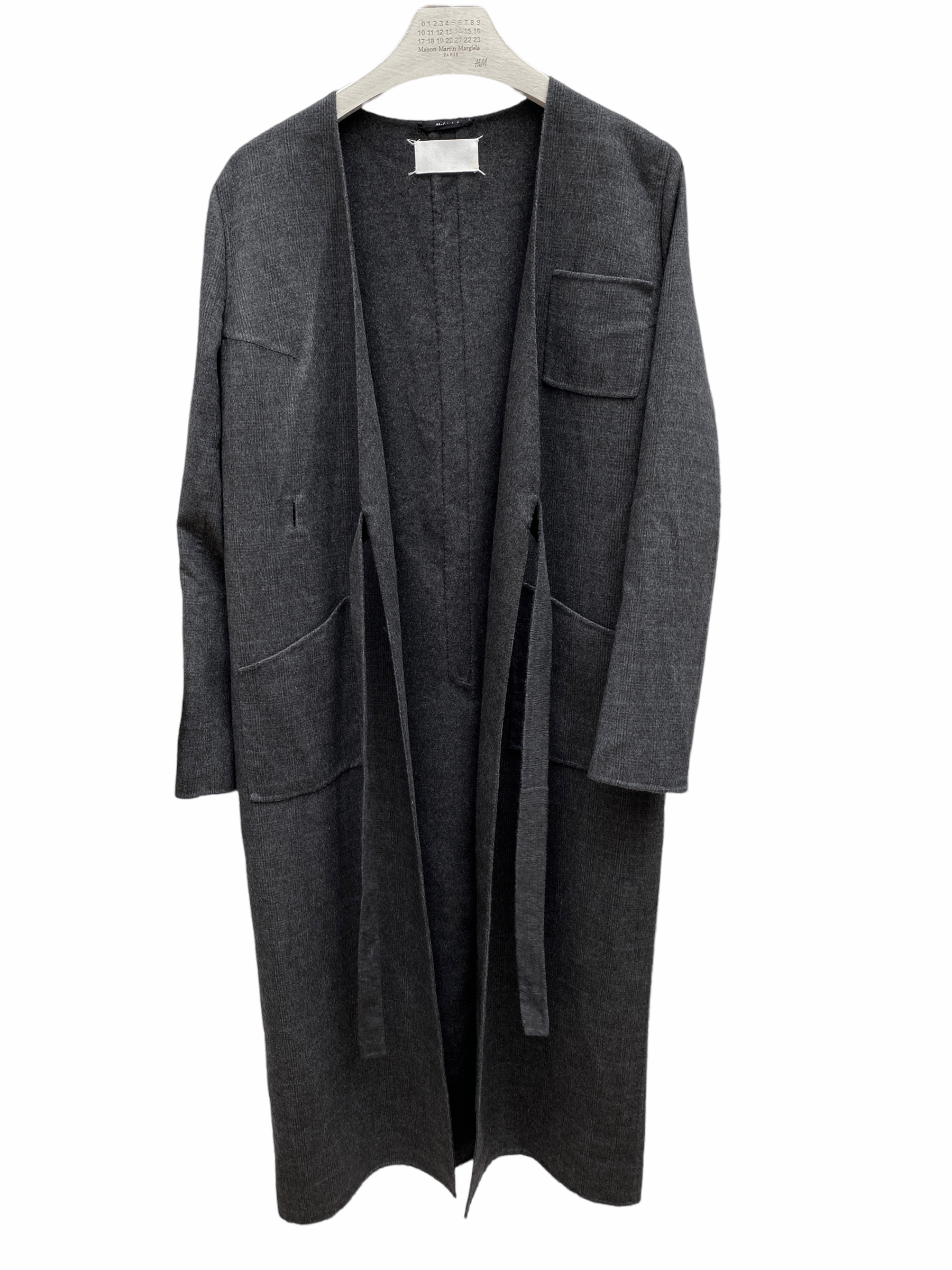 Pre-owned Maison Margiela Cashmere Lab Coat In Grey