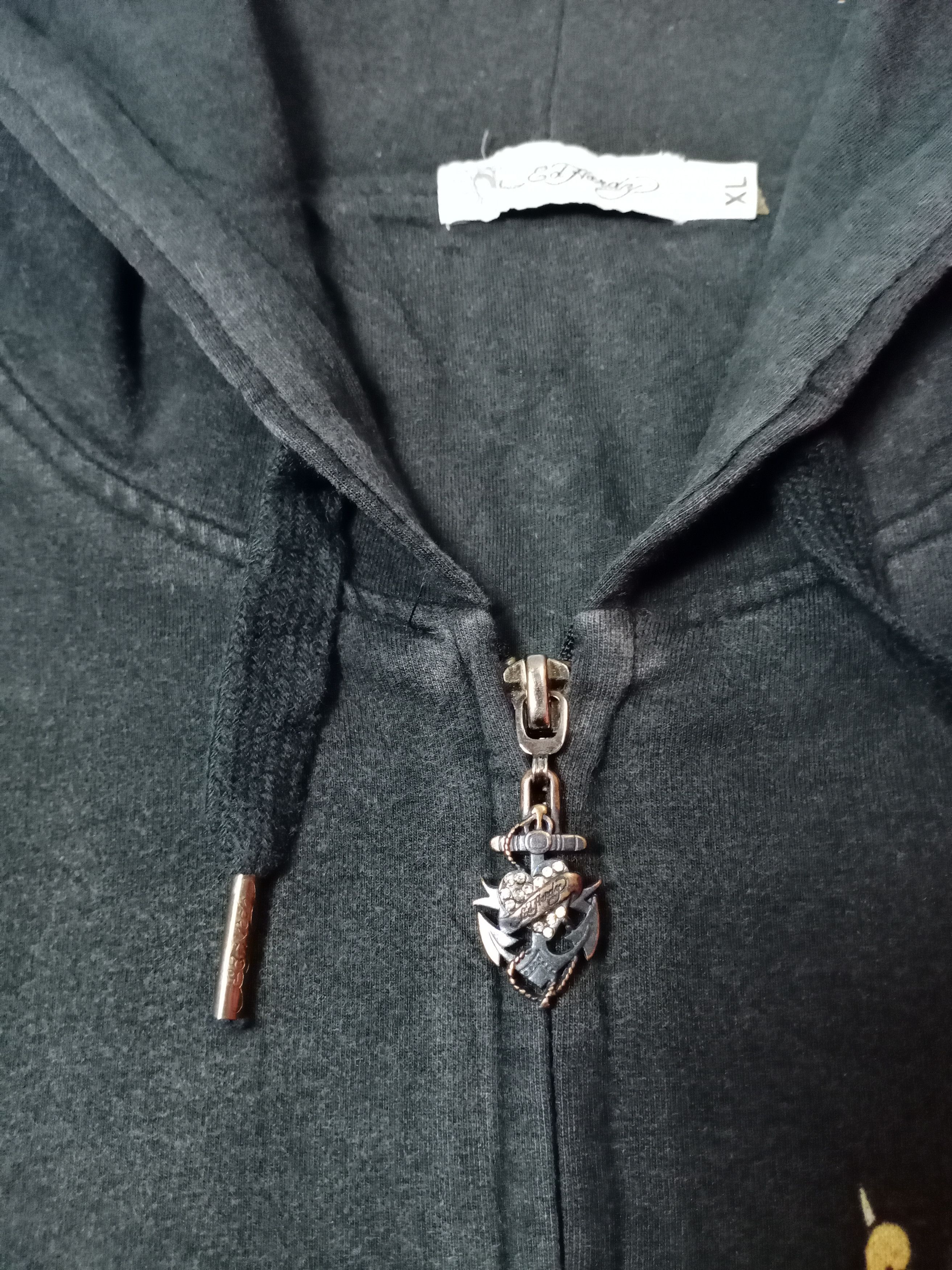 Designer × Ed Hardy Ed Hardy Skull Design Embroidered Logo Zipper Hoodie Size US M / EU 48-50 / 2 - 7 Thumbnail