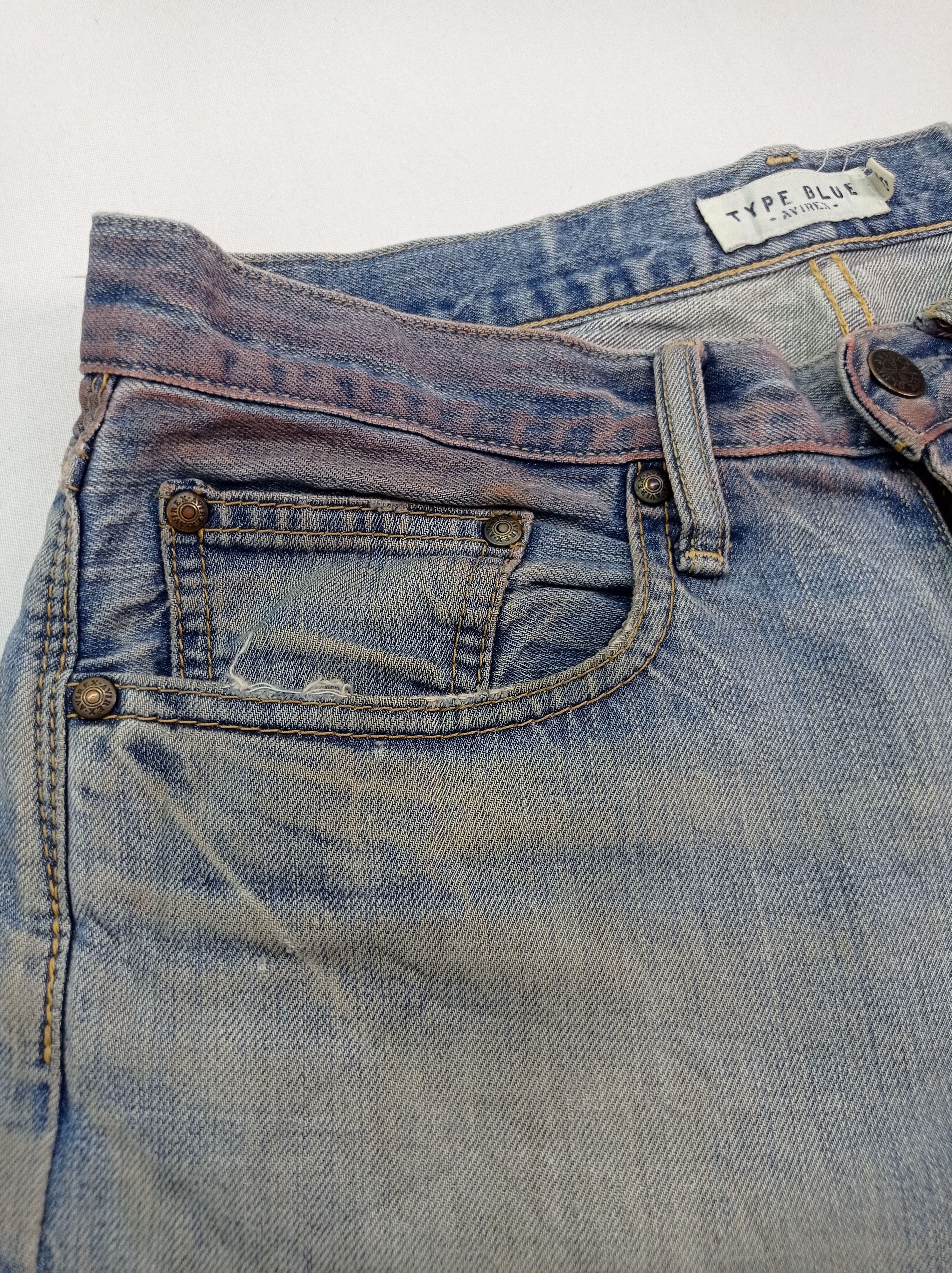 Avirex Vintage Avirex Distressed Denim Pants Size US 30 / EU 46 - 6 Thumbnail