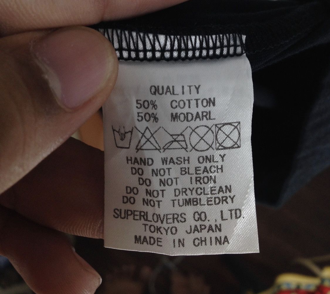 Japanese Brand × Vintage SUPER LOVERS Japanese brand Lovers Rock punk style design Size US XL / EU 56 / 4 - 6 Thumbnail