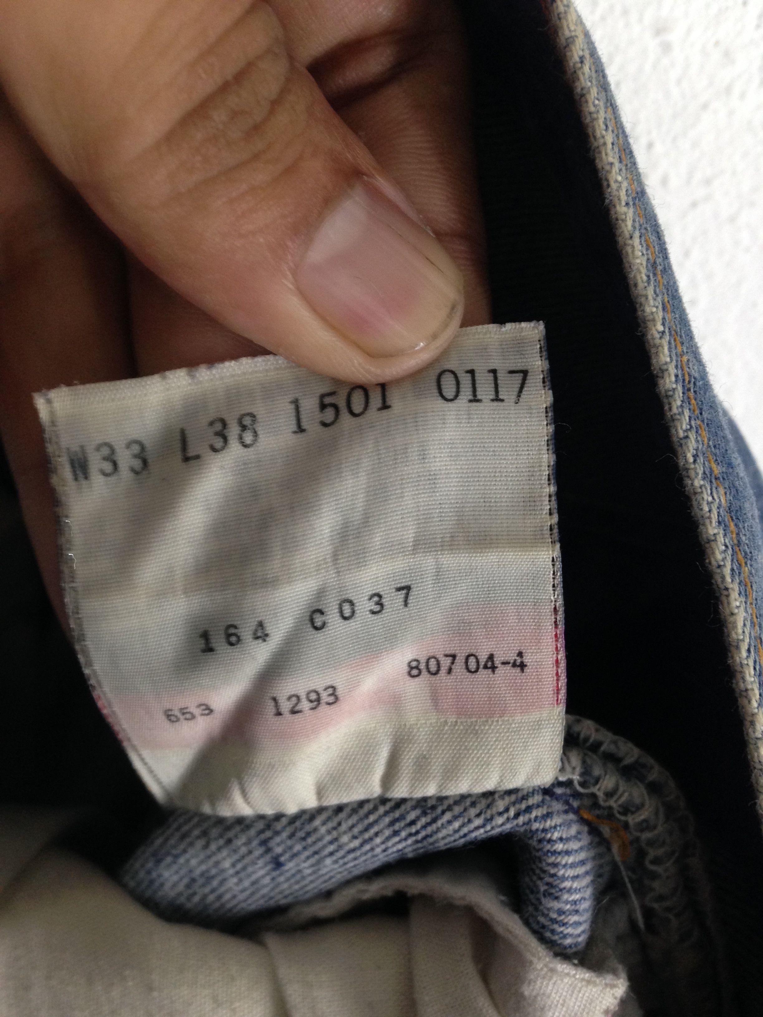 Levi's Vintage Clothing × Vintage Vintage Levis 501xx Blue Denim Jean Size US 33 - 9 Thumbnail