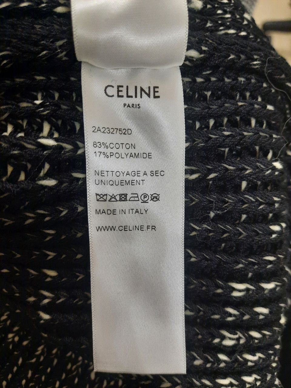 Celine *New* Mouline Knit Sweater Size US S / EU 44-46 / 1 - 4 Thumbnail