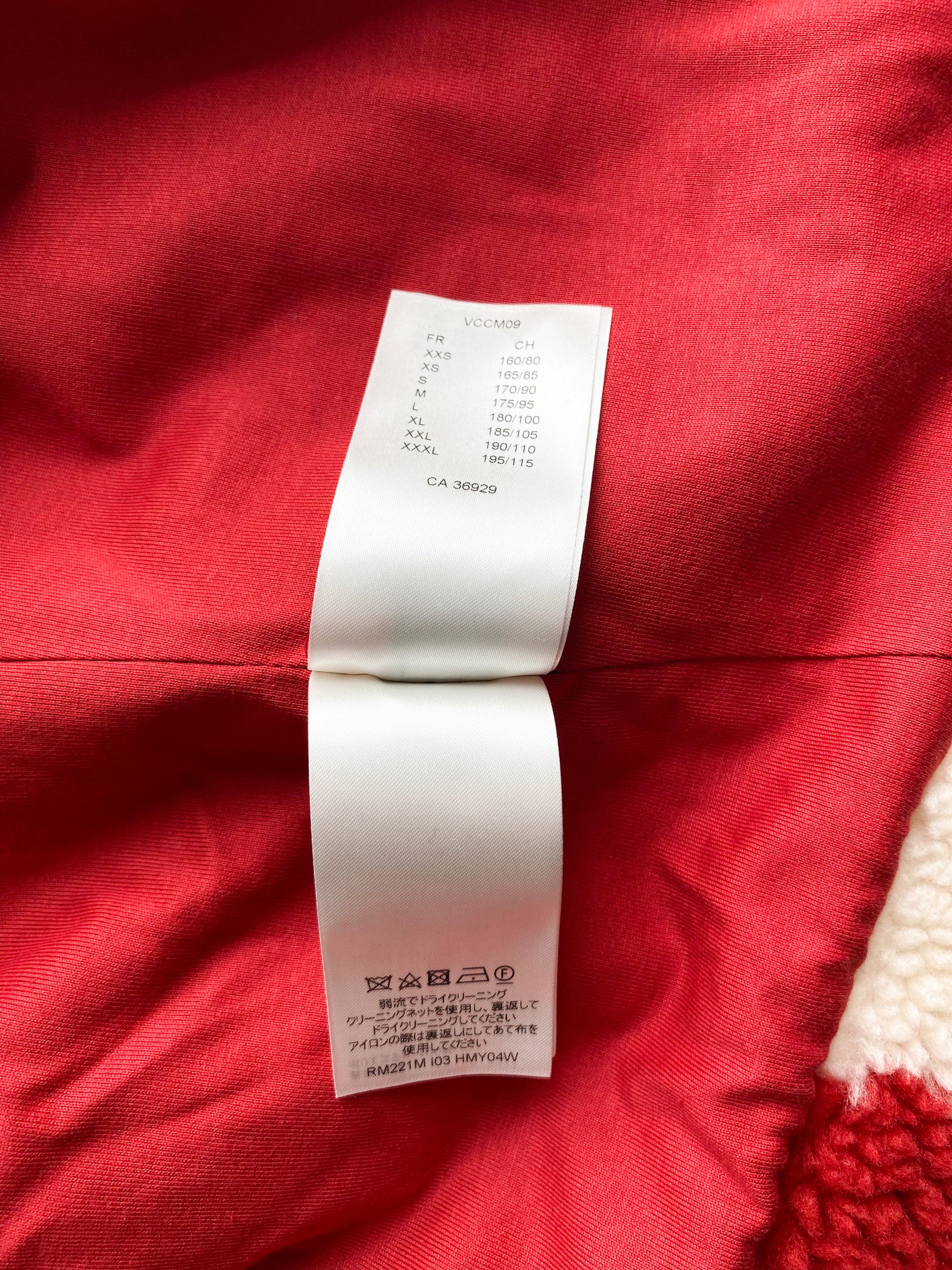 Louis Vuitton × Nigo Louis Vuitton Nigo Red Checkered Fleece Jacket Size US L / EU 52-54 / 3 - 7 Thumbnail