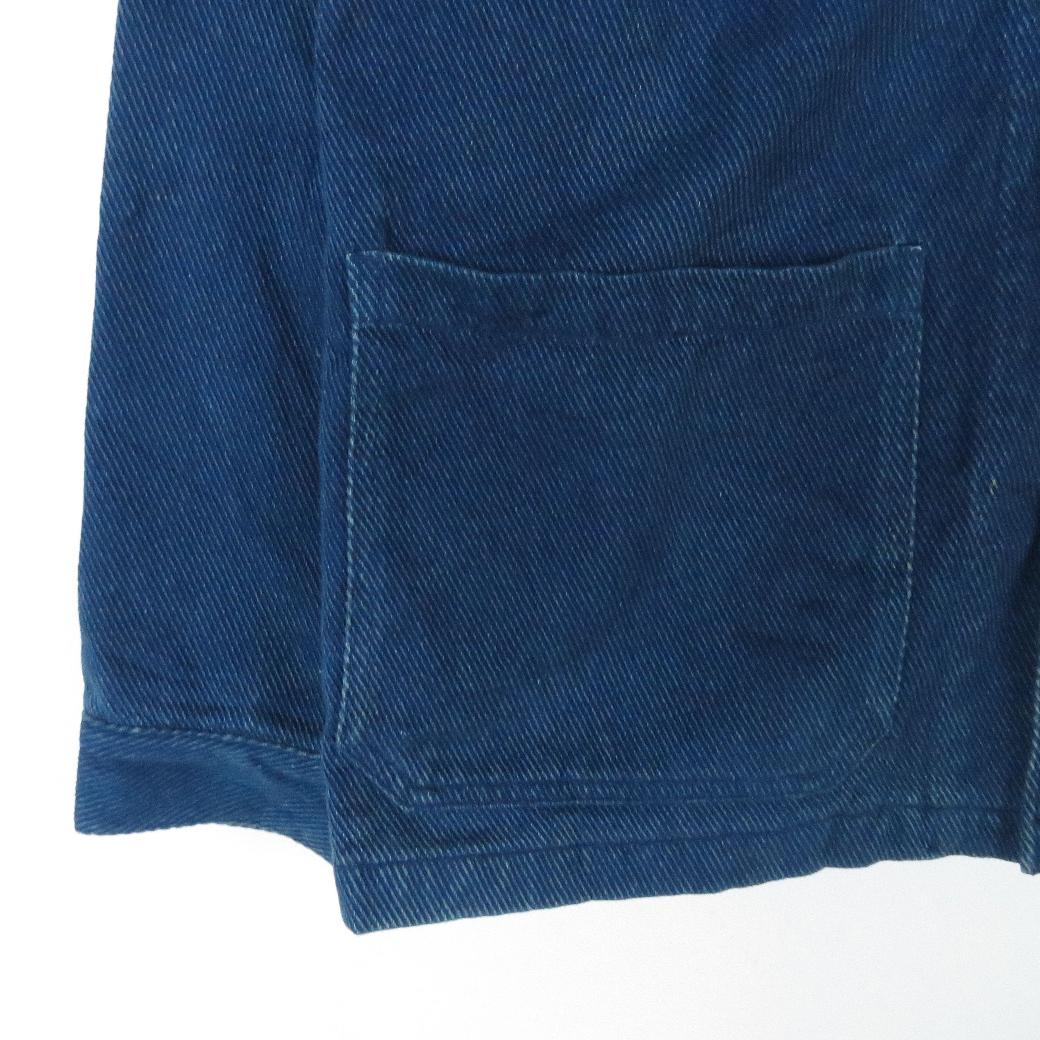 Indigo × Takeo Kikuchi Vintage Chore Jacket Indigo Size US M / EU 48-50 / 2 - 2 Thumbnail