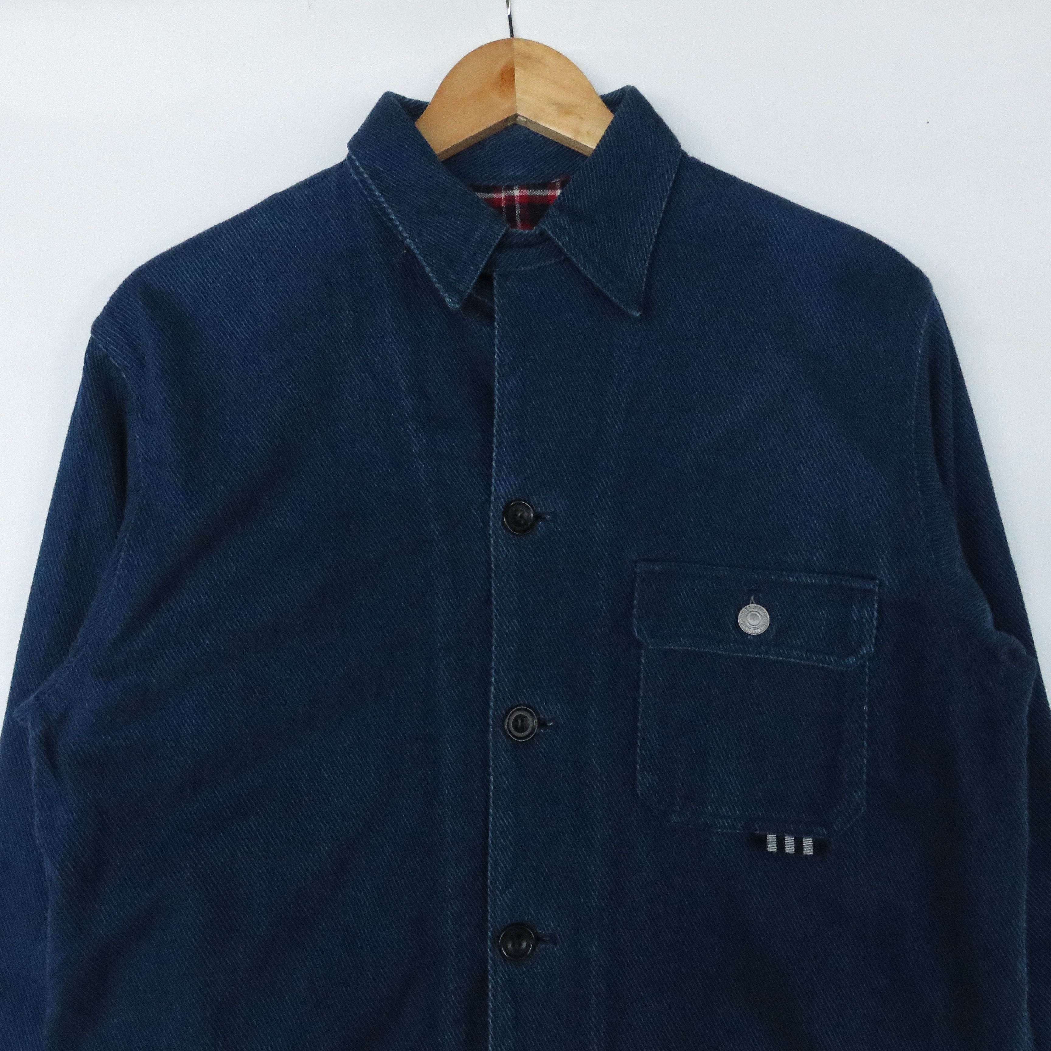 Indigo × Takeo Kikuchi Vintage Chore Jacket Indigo Size US M / EU 48-50 / 2 - 4 Thumbnail
