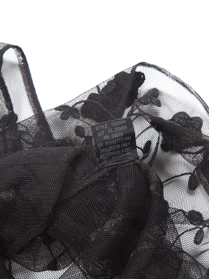 Designer × Japanese Brand × Vintage W's Vintage Mesh Sheer Embroidered Tank Top Size M / US 6-8 / IT 42-44 - 5 Thumbnail