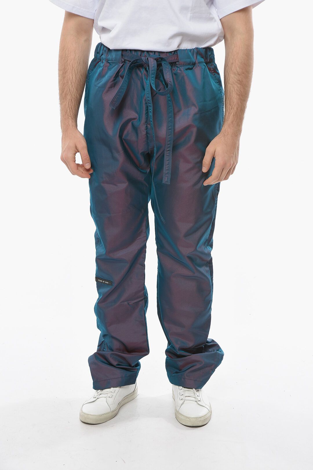 image of Fear Of God Iridescent Effect Loose Fit Pants, Men's (Size 31)