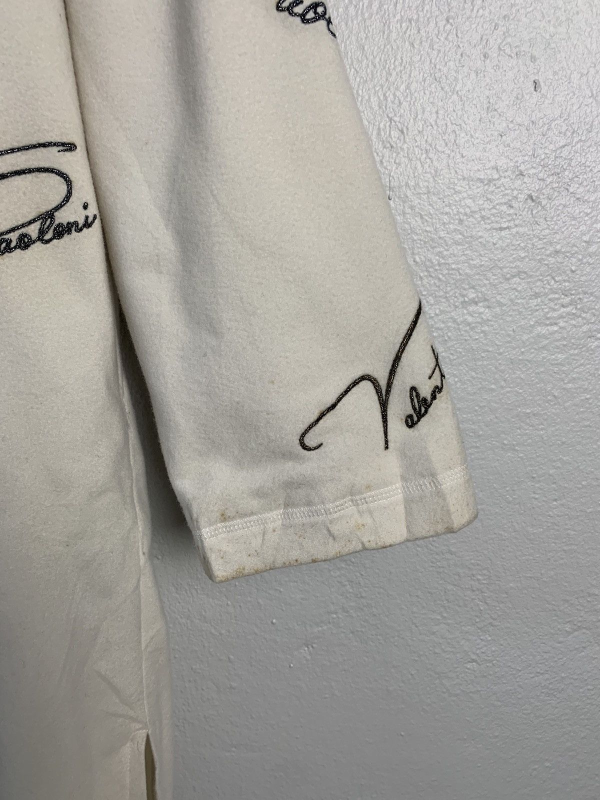 Japanese Brand Franca V.Paoloni Hooded Monogram Coat Size L / US 10 / IT 46 - 9 Thumbnail