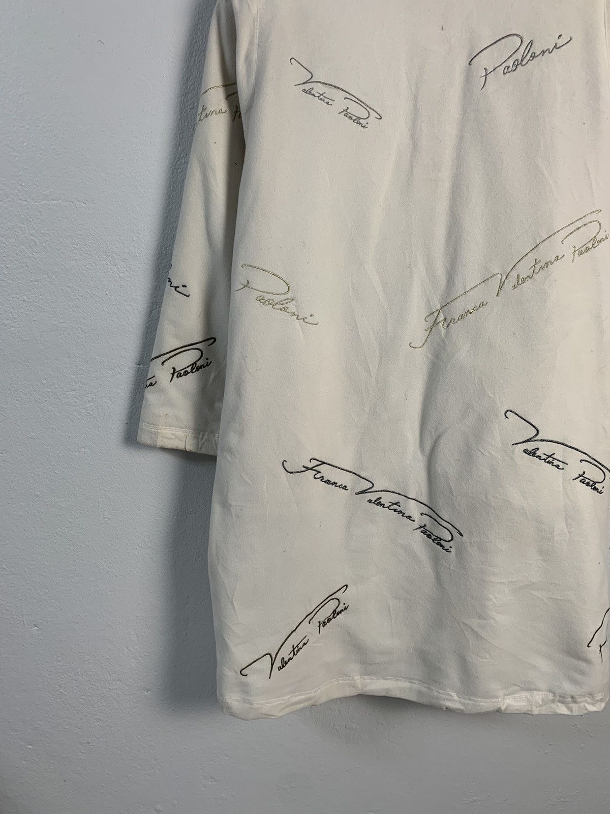 Japanese Brand Franca V.Paoloni Hooded Monogram Coat Size L / US 10 / IT 46 - 11 Thumbnail