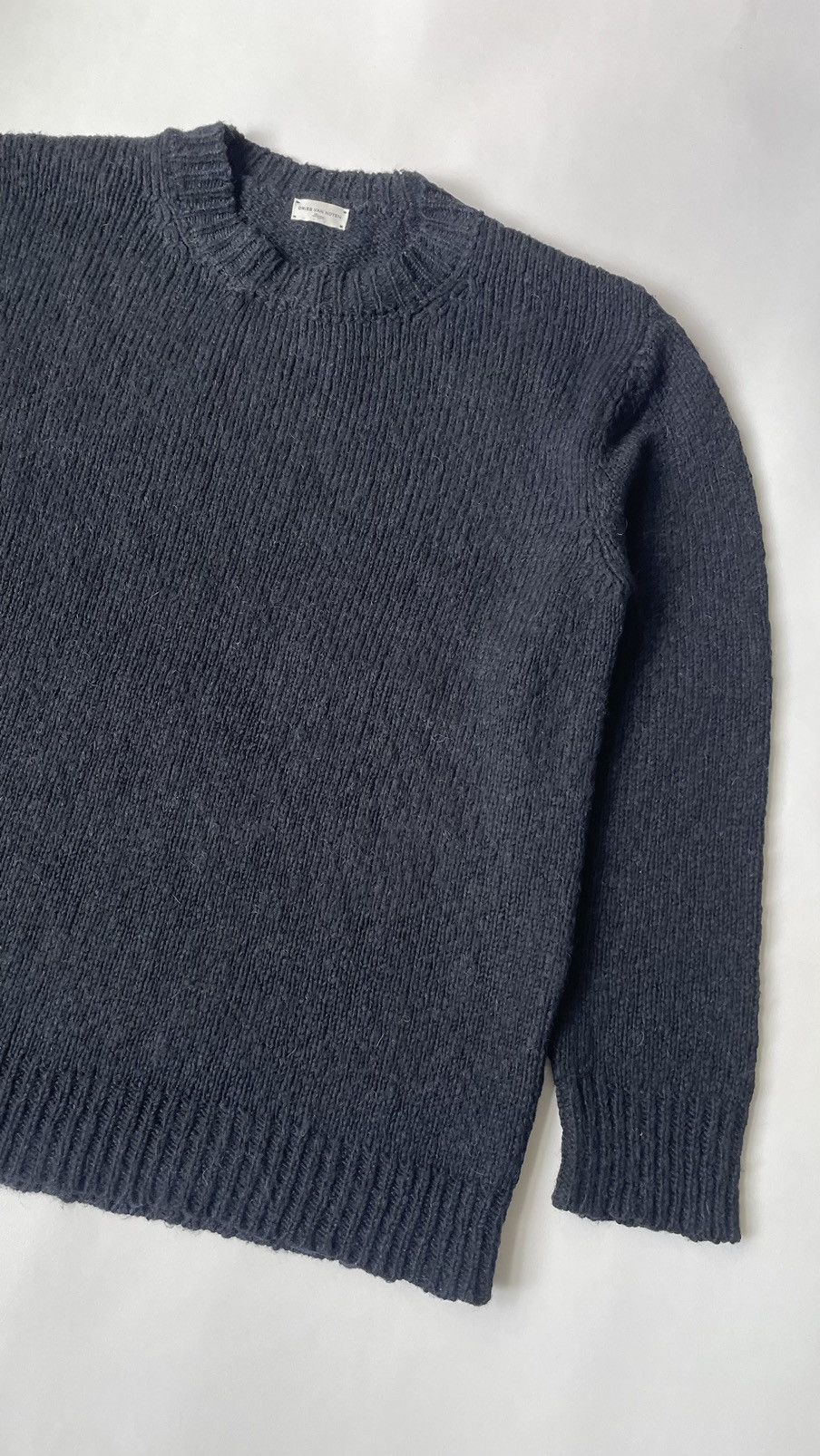 Dries Van Noten Oversized Alpaca Wool Sweater Size US L / EU 52-54 / 3 - 4 Thumbnail