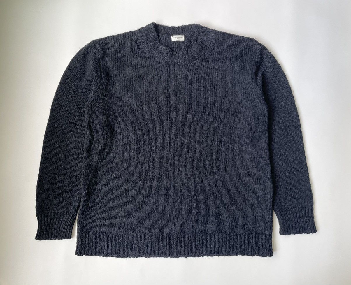 DRIES VAN NOTEN :Alpaca wool shaggy knit Dries van Noten