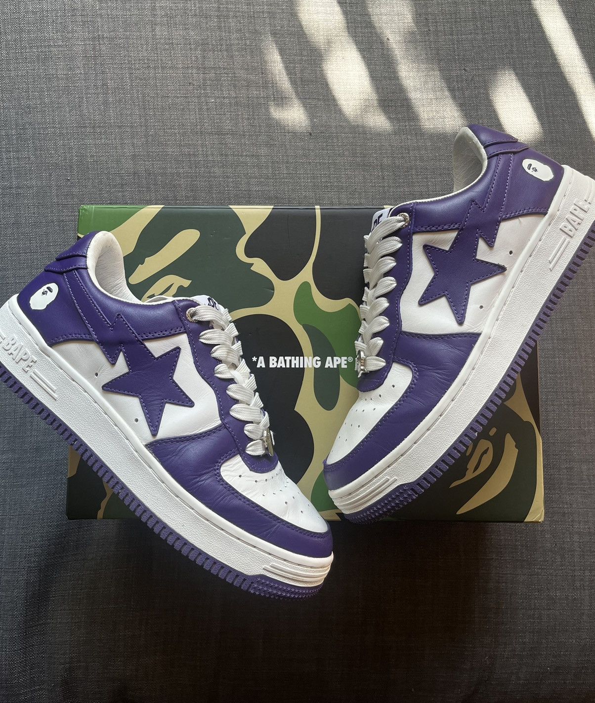 Bape Bape Sta Low - Purple | Grailed