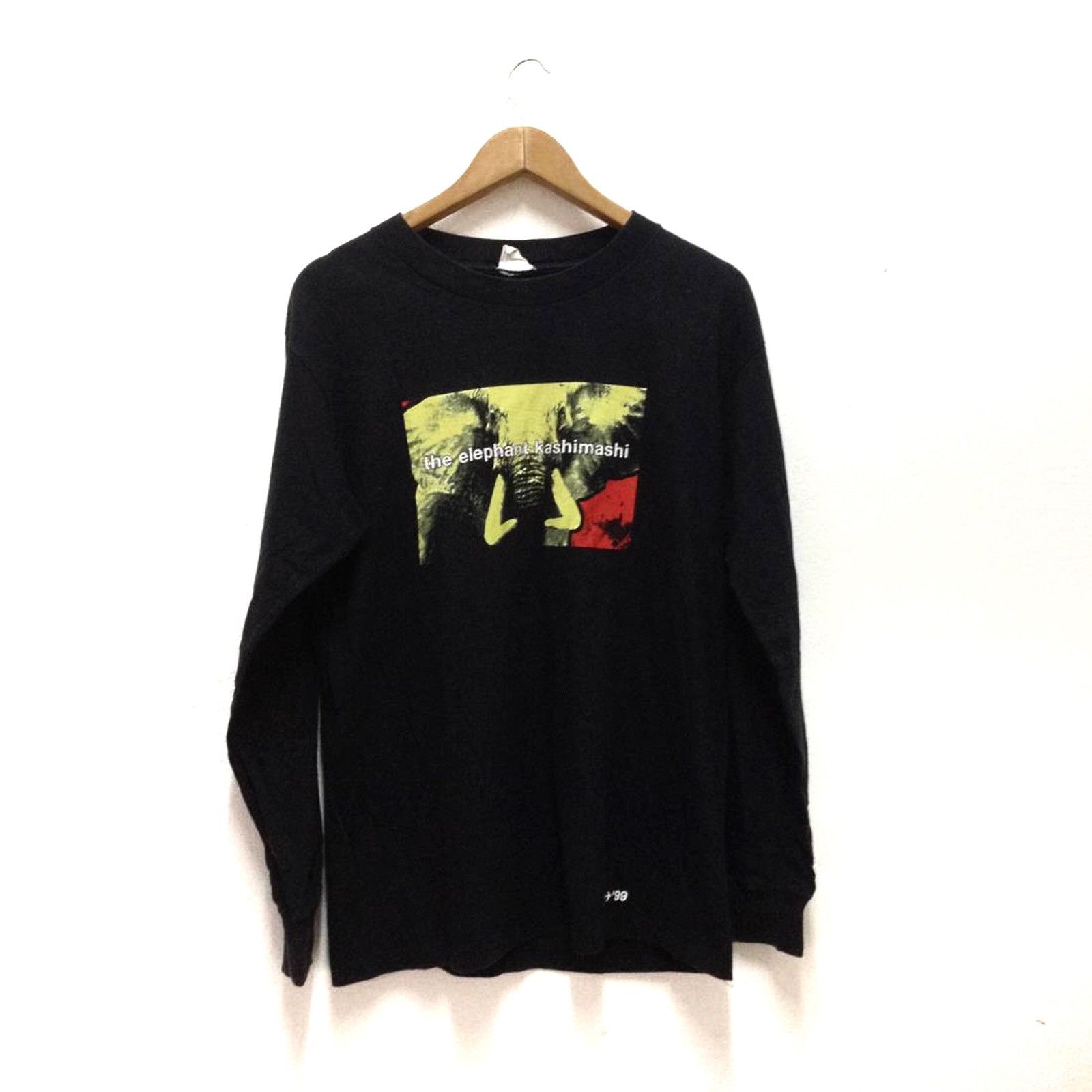 image of Band Tees x Vintage 90's The Elephant Kashimashi Japanese Rock Band in Black, Men's (Size Medium)