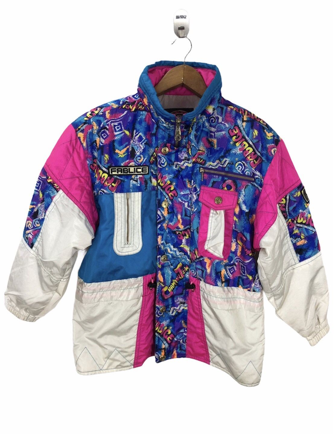 Vintage Fablice Ski Wear Thinsulate Thermal Insulation Multicolour Size US M / EU 48-50 / 2 - 1 Thumbnail