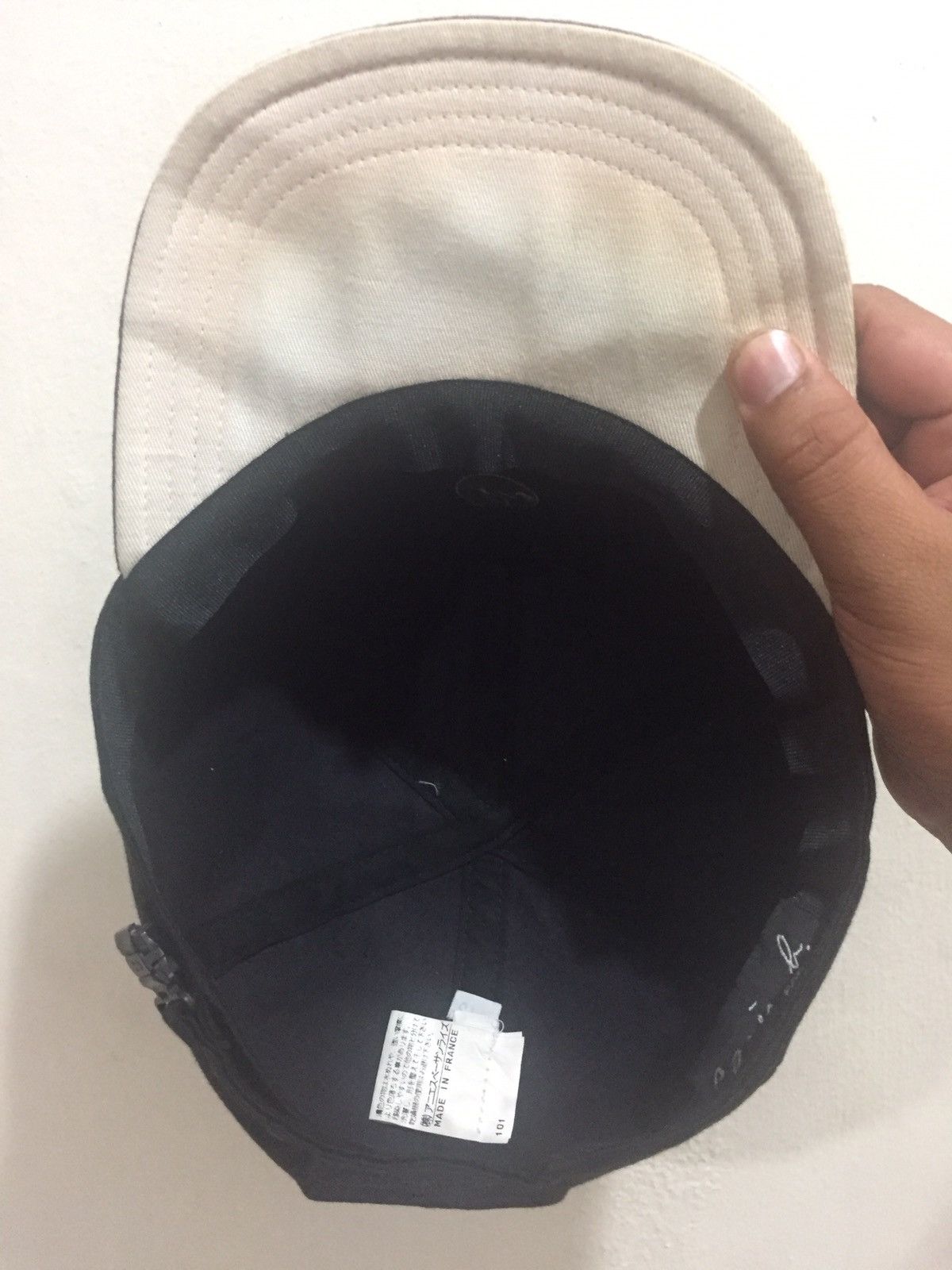 agnes b. 🔥Vintage🔥 Agnes B Logo Made In France Hat Size ONE SIZE - 8 Thumbnail