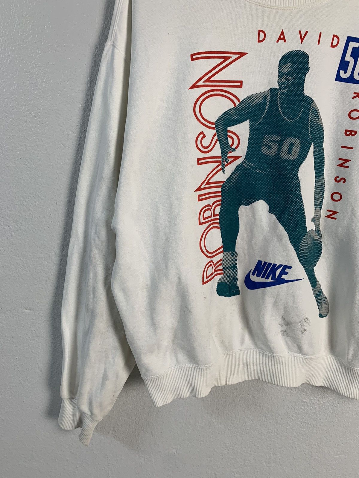 Nike Vintage Nike NBA David Robinson Sweatshirt Size US M / EU 48-50 / 2 - 3 Thumbnail