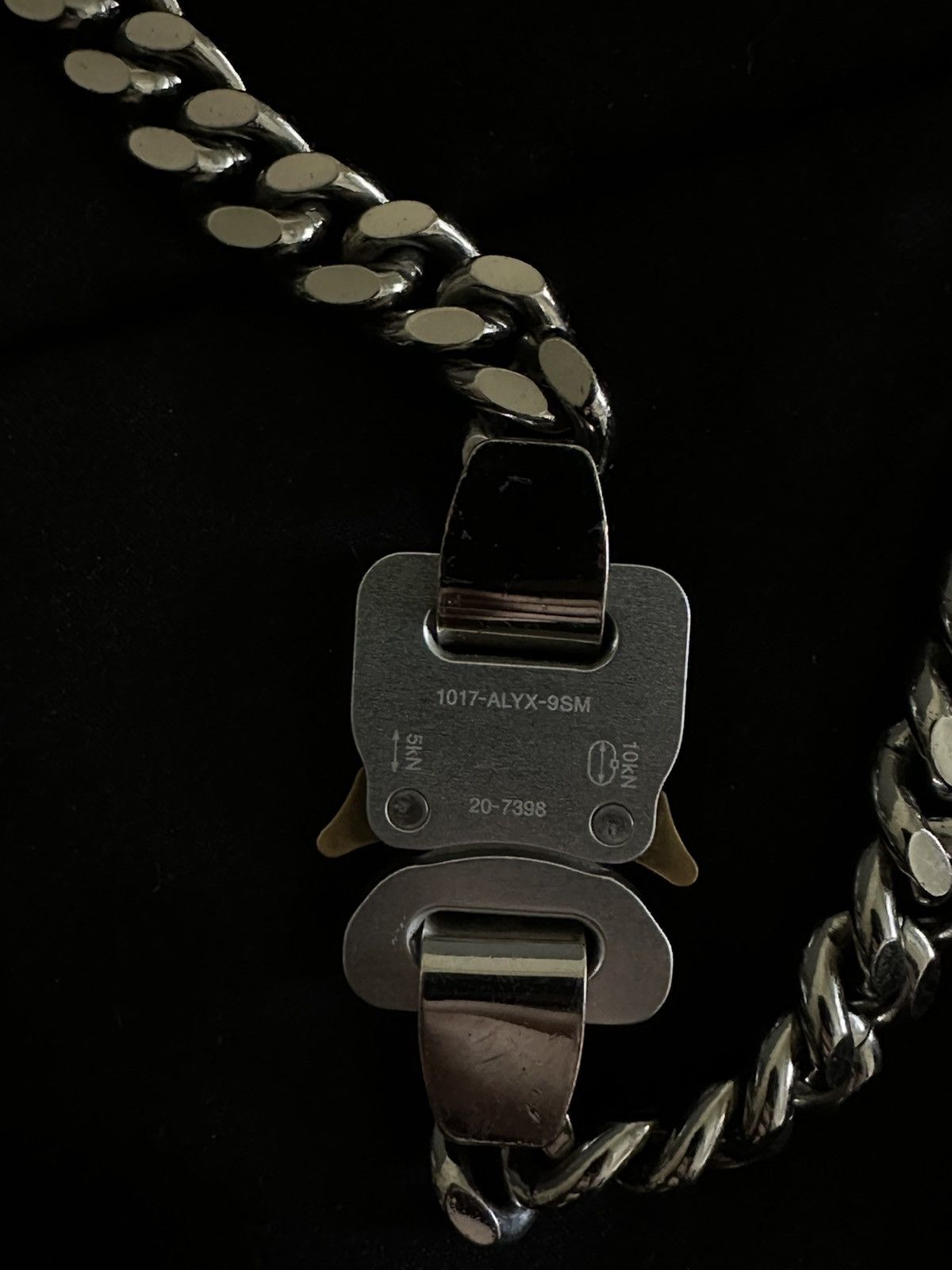 1017 ALYX 9SM × Alyx ALYX 1017 9SM BUCKLE CHAIN SILVER/ TRANSPARENT Size ONE SIZE - 2 Thumbnail