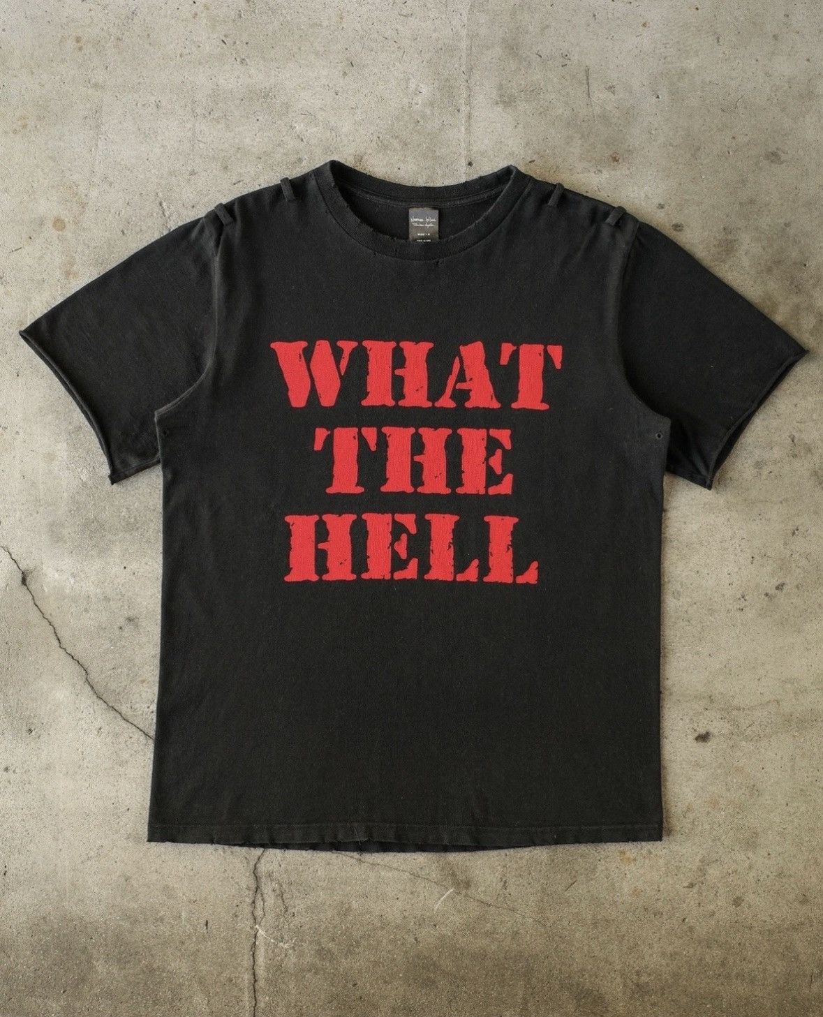 Number (N)ine NUMBER (N)INE “WHAT THE HELL” SS06 TEE SHIRT Size US L / EU 52-54 / 3 - 2 Thumbnail