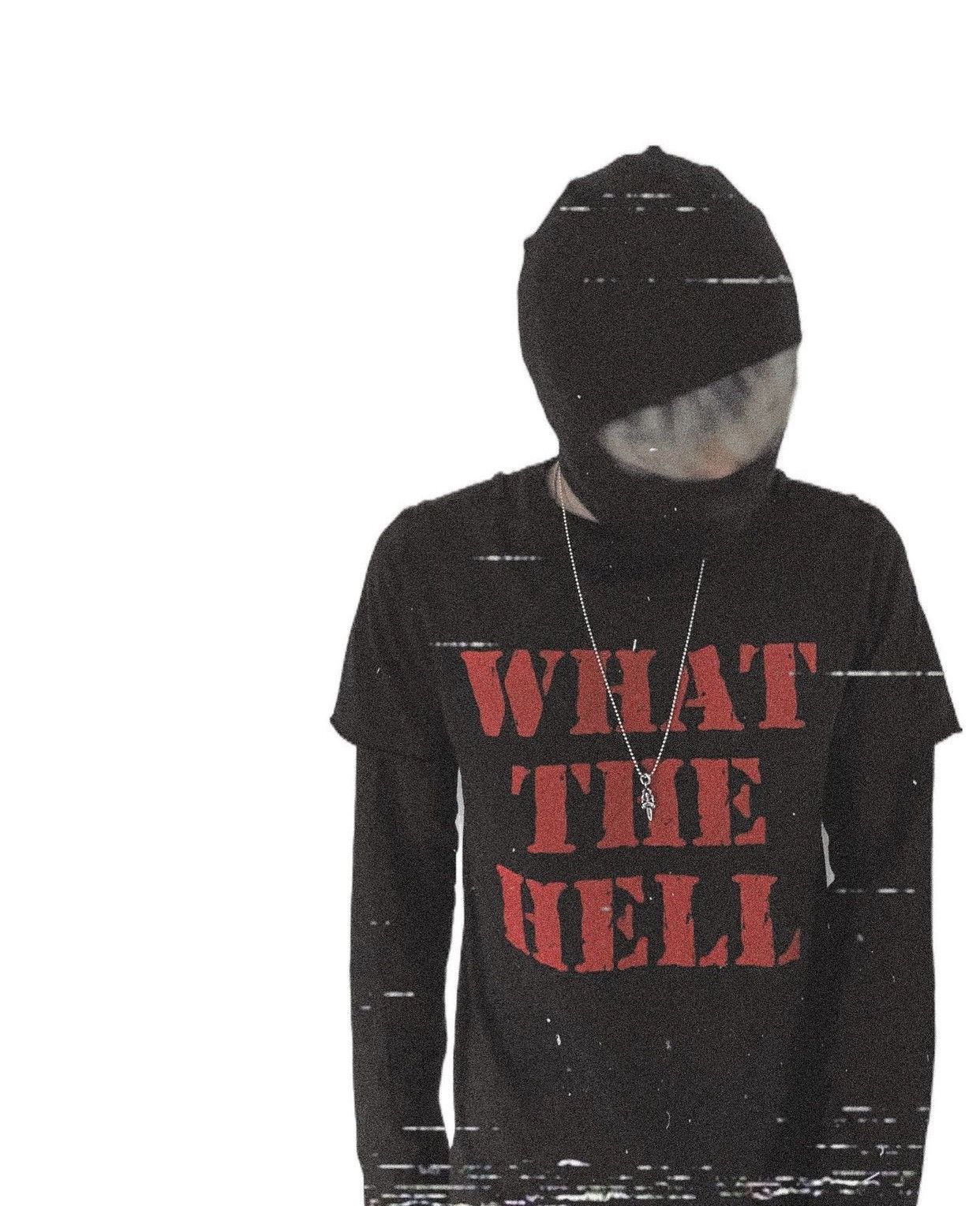 Number (N)ine NUMBER (N)INE “WHAT THE HELL” SS06 TEE SHIRT Size US L / EU 52-54 / 3 - 9 Thumbnail