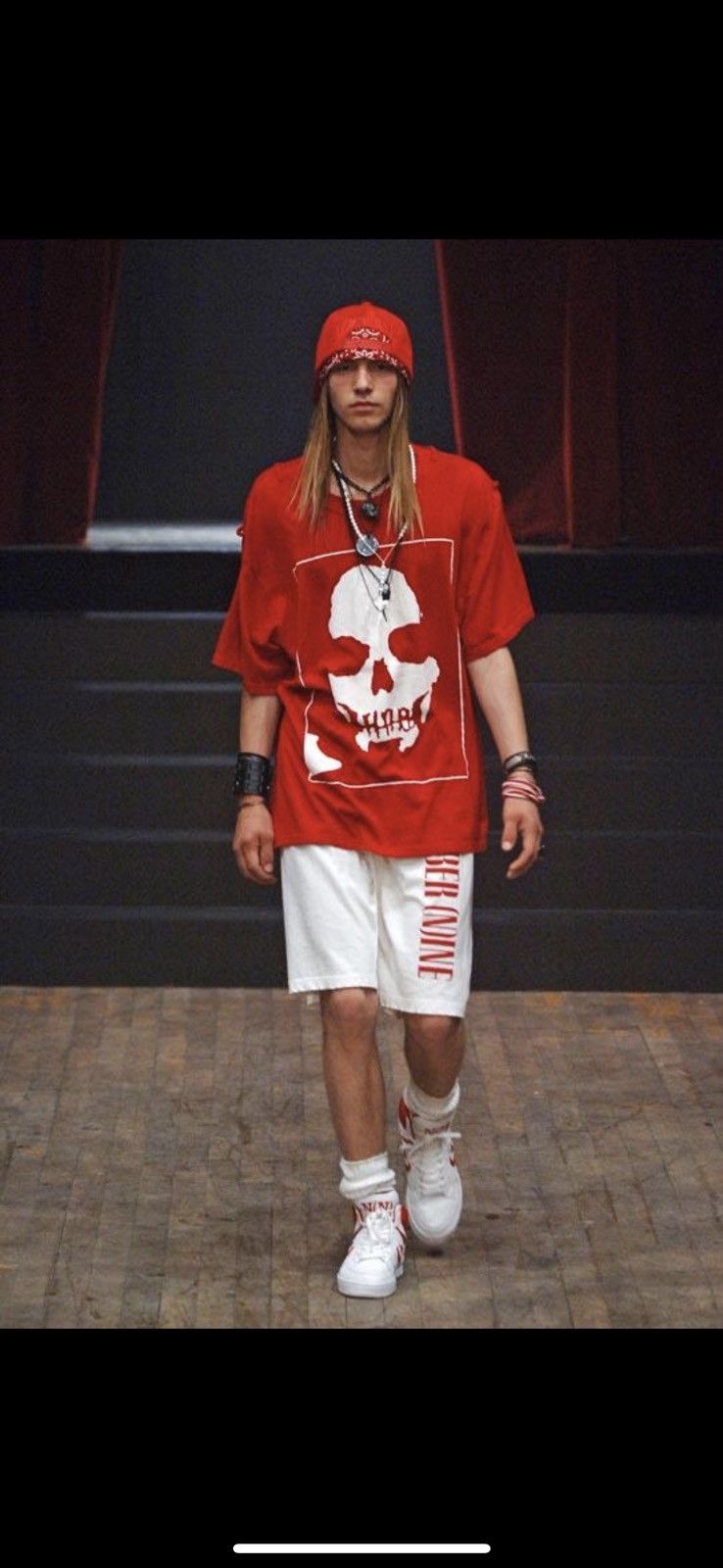 Number (N)ine NUMBER (N)INE “WHAT THE HELL” SS06 TEE SHIRT Size US L / EU 52-54 / 3 - 10 Thumbnail