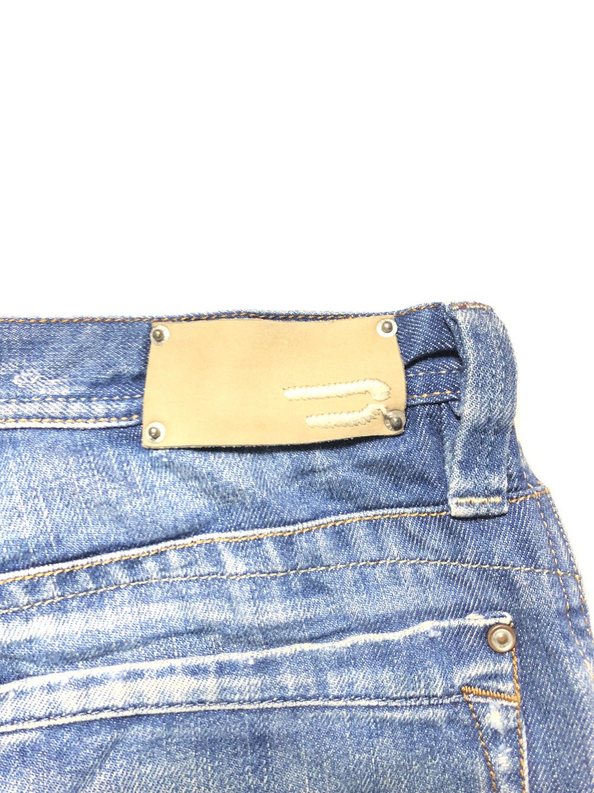 Diesel × Vintage VINTAGE DIESEL BLUE WASH DISTRESSED DENIM MADE IN ITALY🇮🇹 Size US 32 / EU 48 - 4 Thumbnail