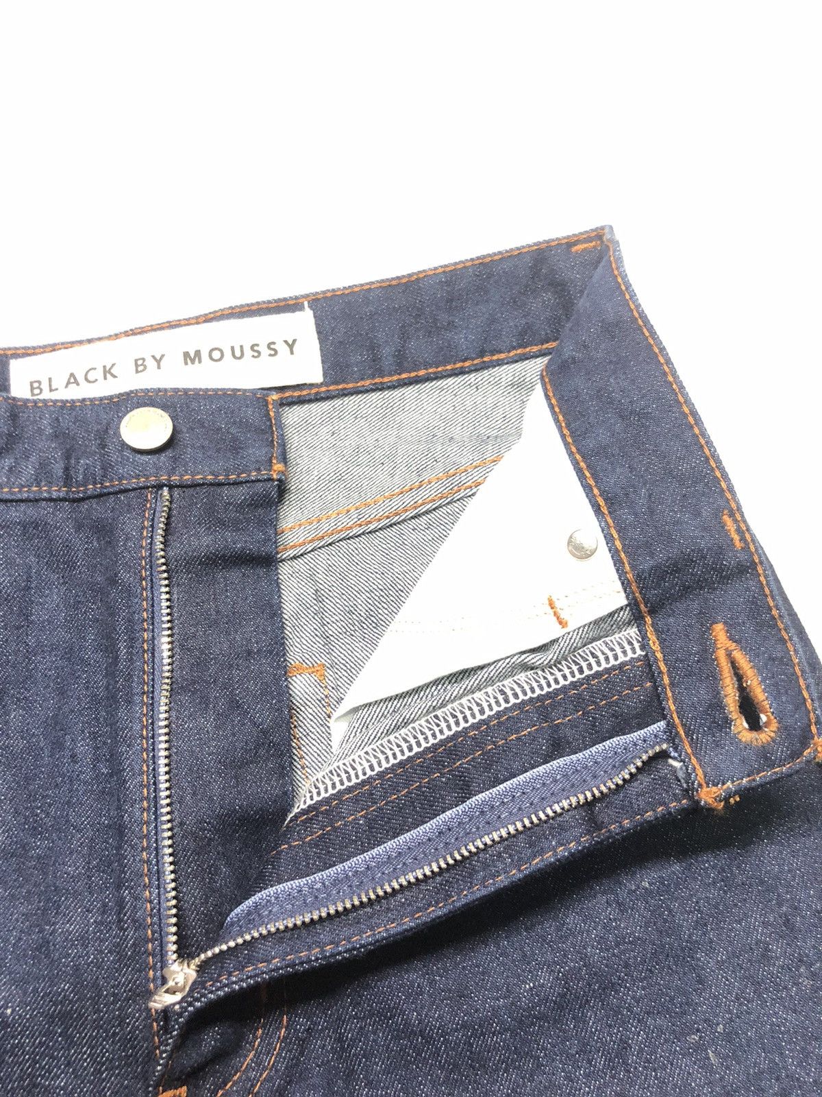 Japanese Brand × Salvage SELVEDGE BLACK BY MOUSSSY SAMPLE DENIM JAPAN 🇯🇵 Size US 27 - 7 Thumbnail