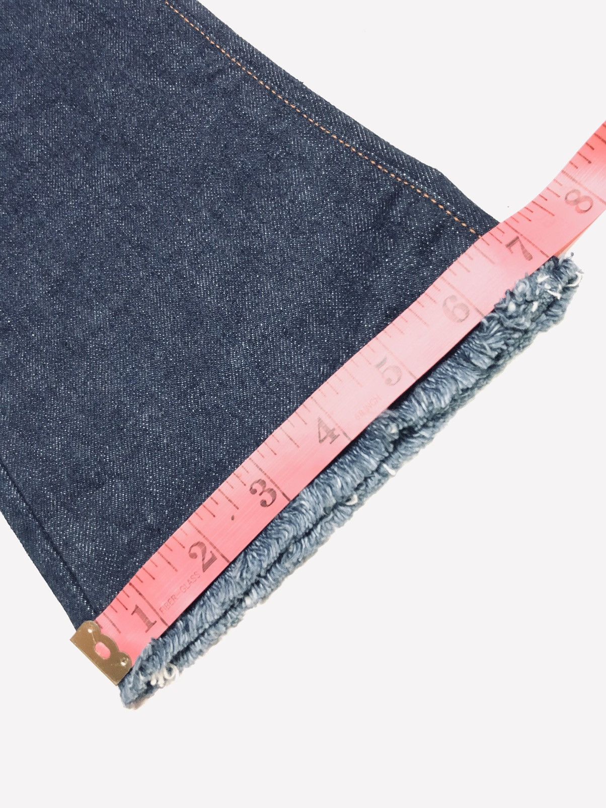 Japanese Brand × Salvage SELVEDGE BLACK BY MOUSSSY SAMPLE DENIM JAPAN 🇯🇵 Size US 27 - 16 Thumbnail