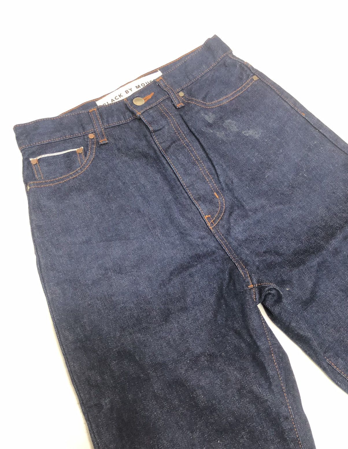 Japanese Brand × Salvage SELVEDGE BLACK BY MOUSSSY SAMPLE DENIM JAPAN 🇯🇵 Size US 27 - 4 Thumbnail
