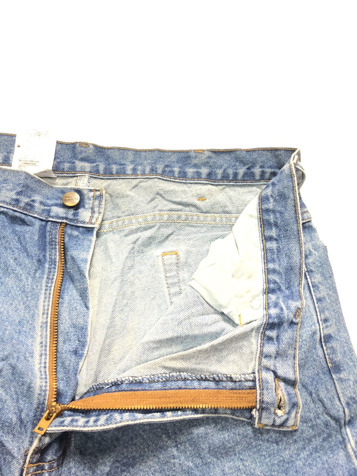 Carhartt × Vintage VINTAGE 90s CARHARTT BLUE WASH DENIM Size US 37 - 9 Thumbnail