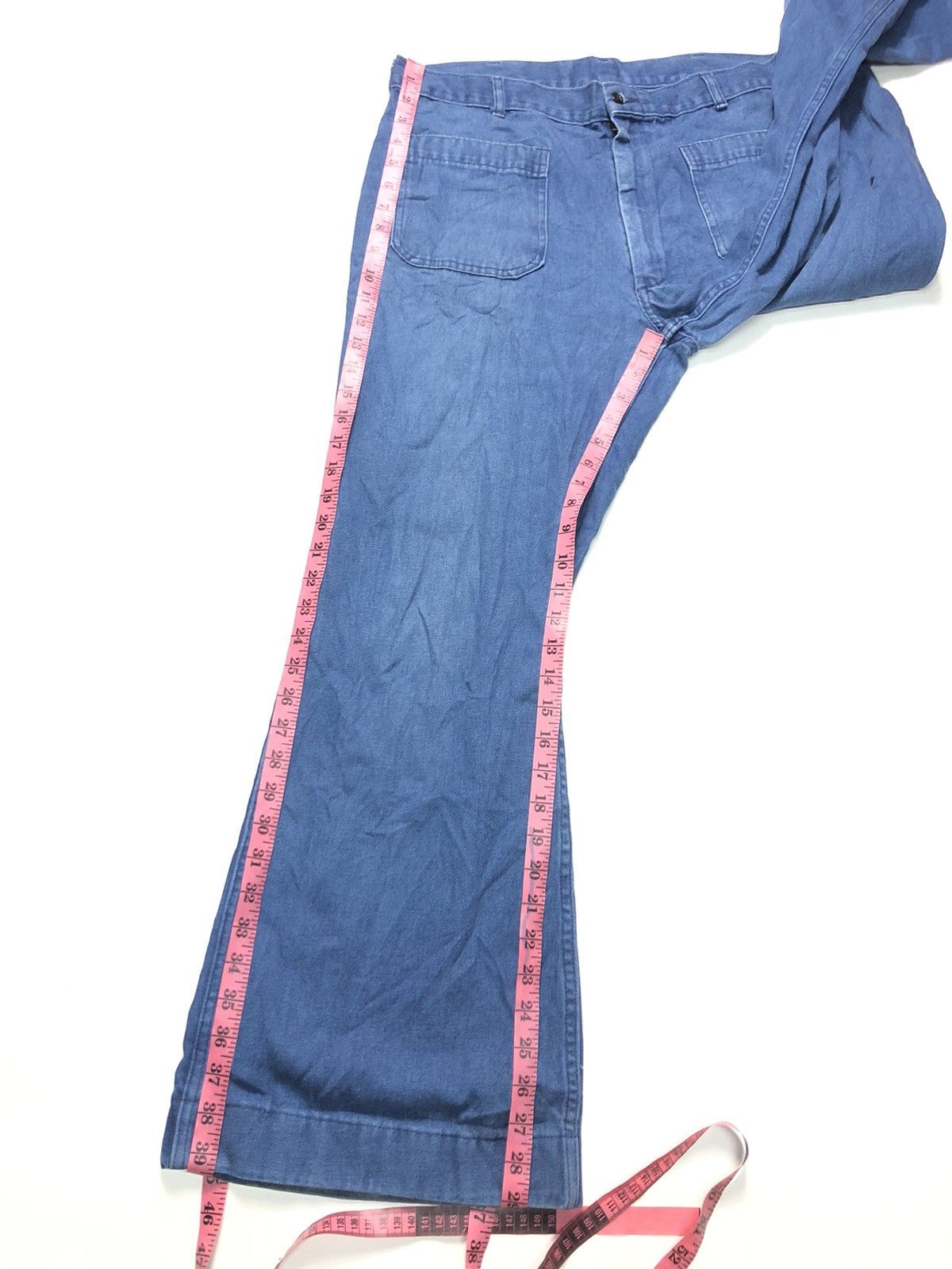 Vintage VINTAGE BLEDSOE TROUSERS UTILITY MENS DENIM Size US 33 - 12 Thumbnail