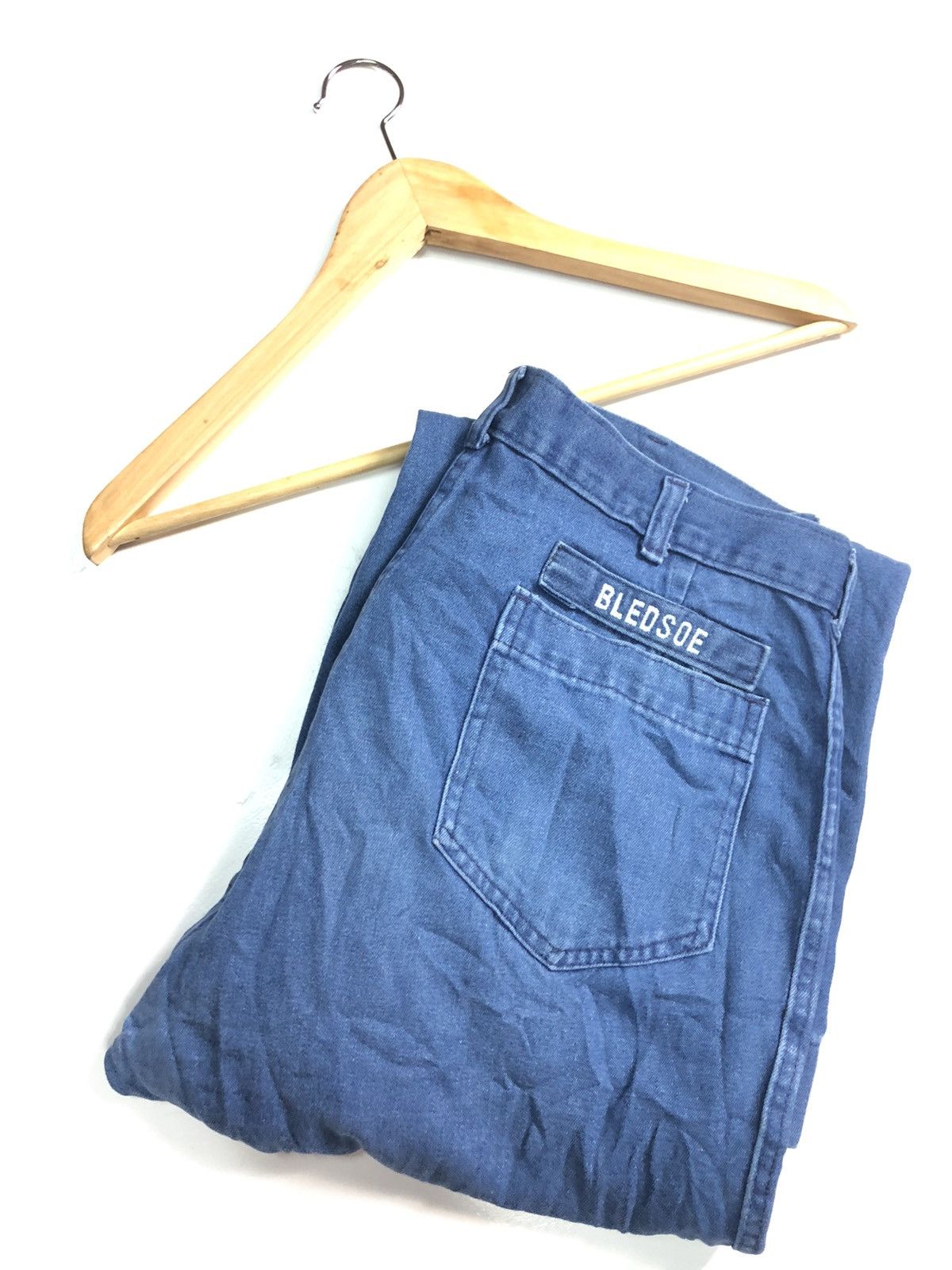 Vintage VINTAGE BLEDSOE TROUSERS UTILITY MENS DENIM Size US 33 - 3 Thumbnail