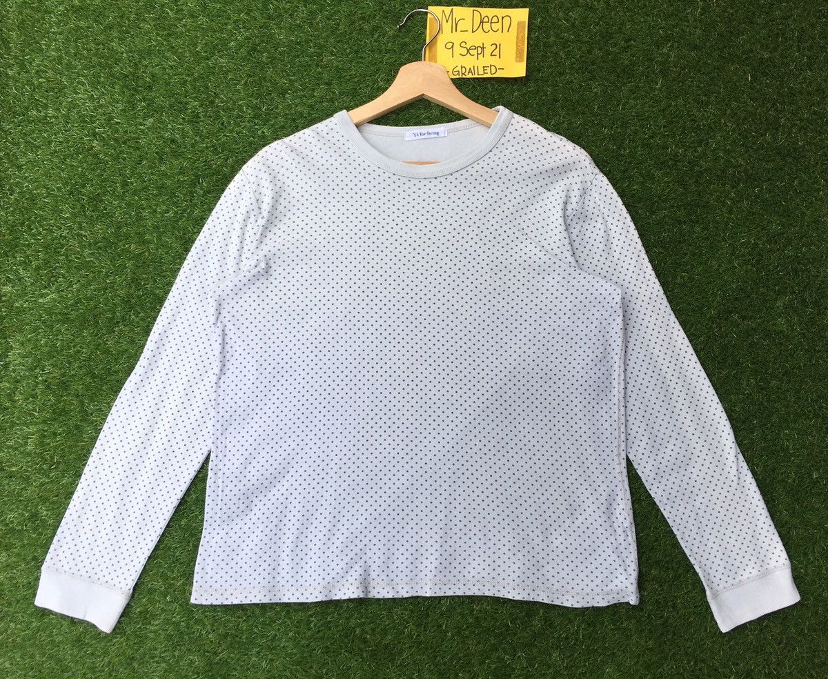 Yohji Yamamoto Rare Vintage Y’s For Living Polka Dot Longsleeve Shirt Size US M / EU 48-50 / 2 - 2 Thumbnail