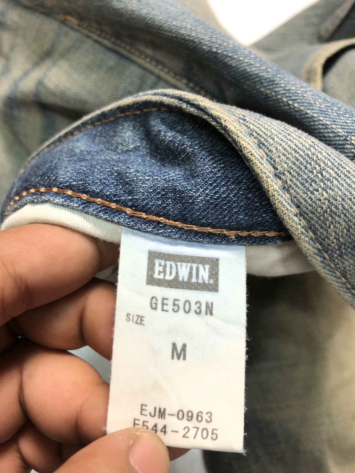 Edwin × Vintage VINTAGE EDWIN MADE IN JAPAN 🇯🇵 Size US 34 / EU 50 - 10 Thumbnail