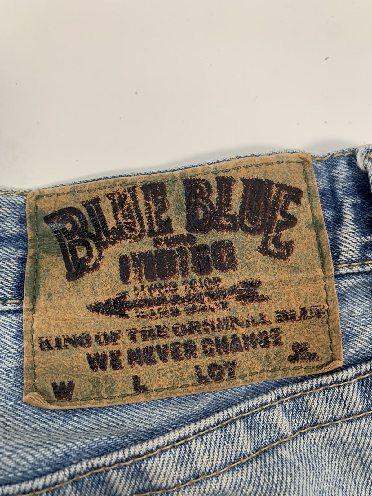 Blue Blue Japan Vintage Blue Blue Japan Indigo Jeans Size US 32 / EU 48 - 9 Thumbnail