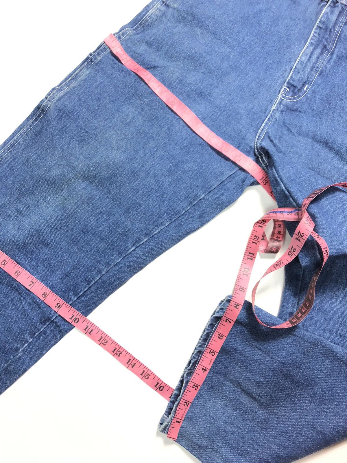 Steve And Barrys × Vintage VINTAGE STEVE & BARRY’S CARPENTER WORKWEAR BLUE WASH DENIM Size US 30 / EU 46 - 14 Thumbnail