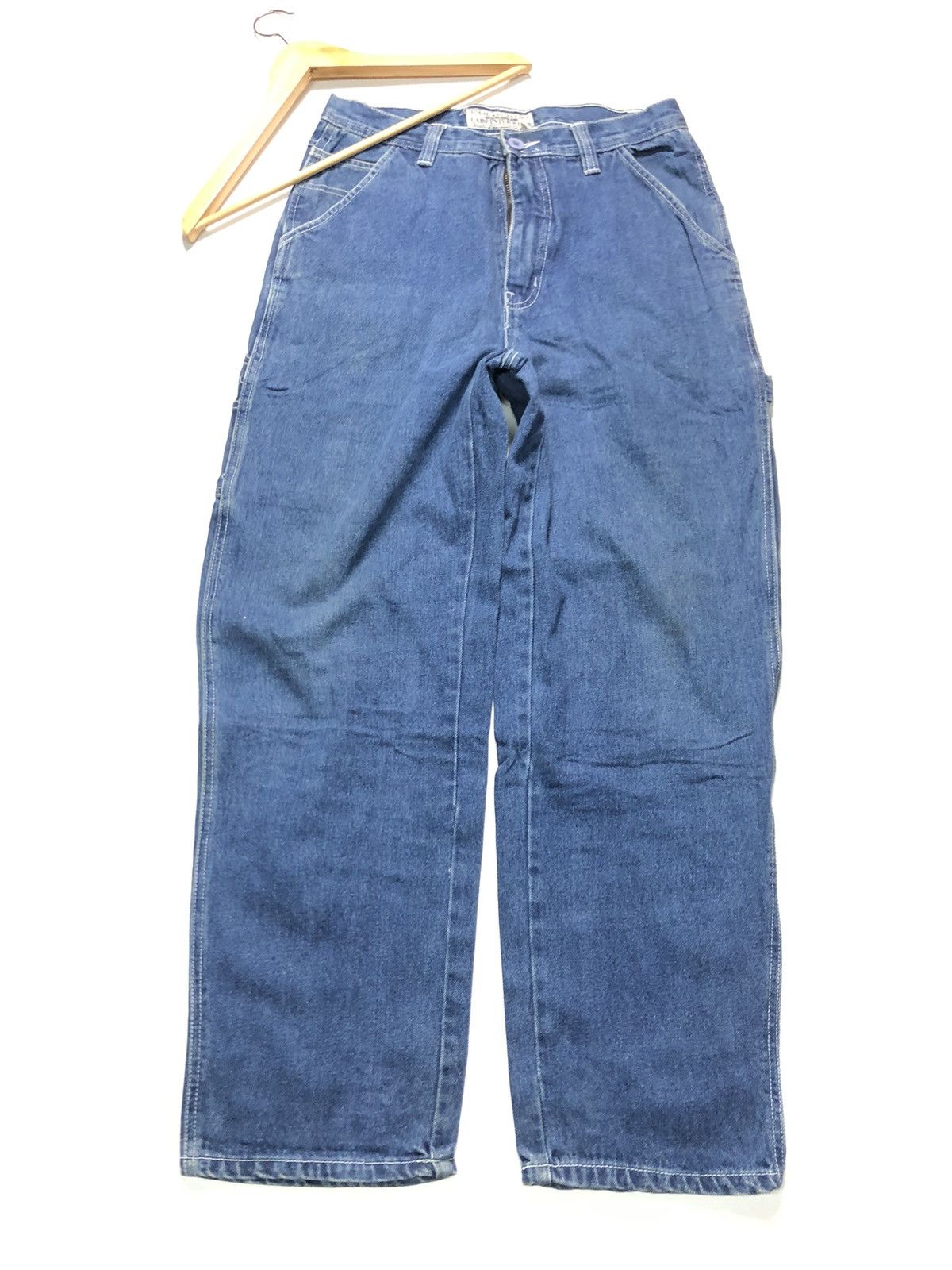 Steve And Barrys × Vintage VINTAGE STEVE & BARRY’S CARPENTER WORKWEAR BLUE WASH DENIM Size US 30 / EU 46 - 5 Thumbnail
