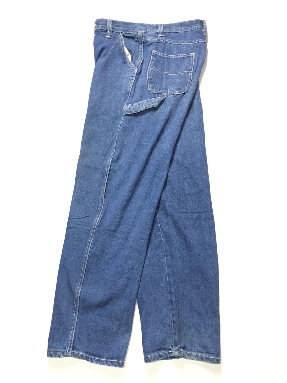 Steve And Barrys × Vintage VINTAGE STEVE & BARRY’S CARPENTER WORKWEAR BLUE WASH DENIM Size US 30 / EU 46 - 10 Thumbnail