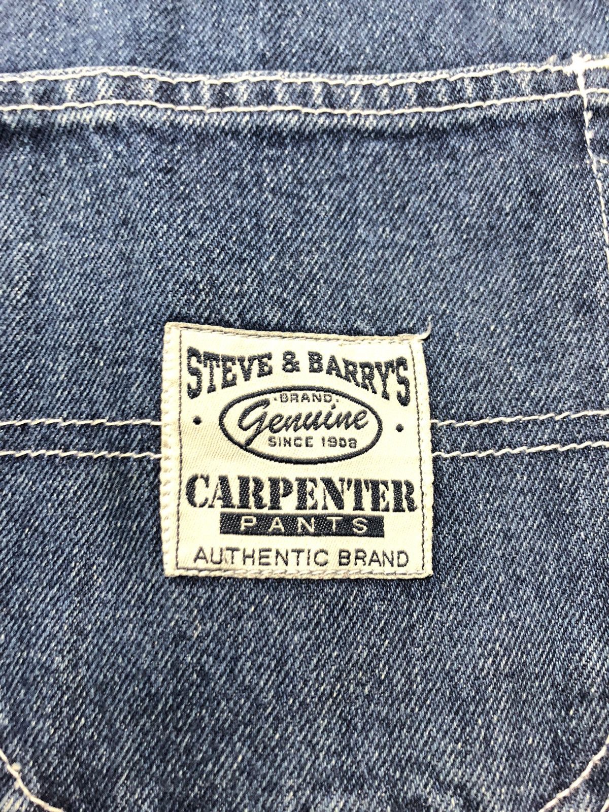 Steve And Barrys × Vintage VINTAGE STEVE & BARRY’S CARPENTER WORKWEAR BLUE WASH DENIM Size US 30 / EU 46 - 3 Thumbnail