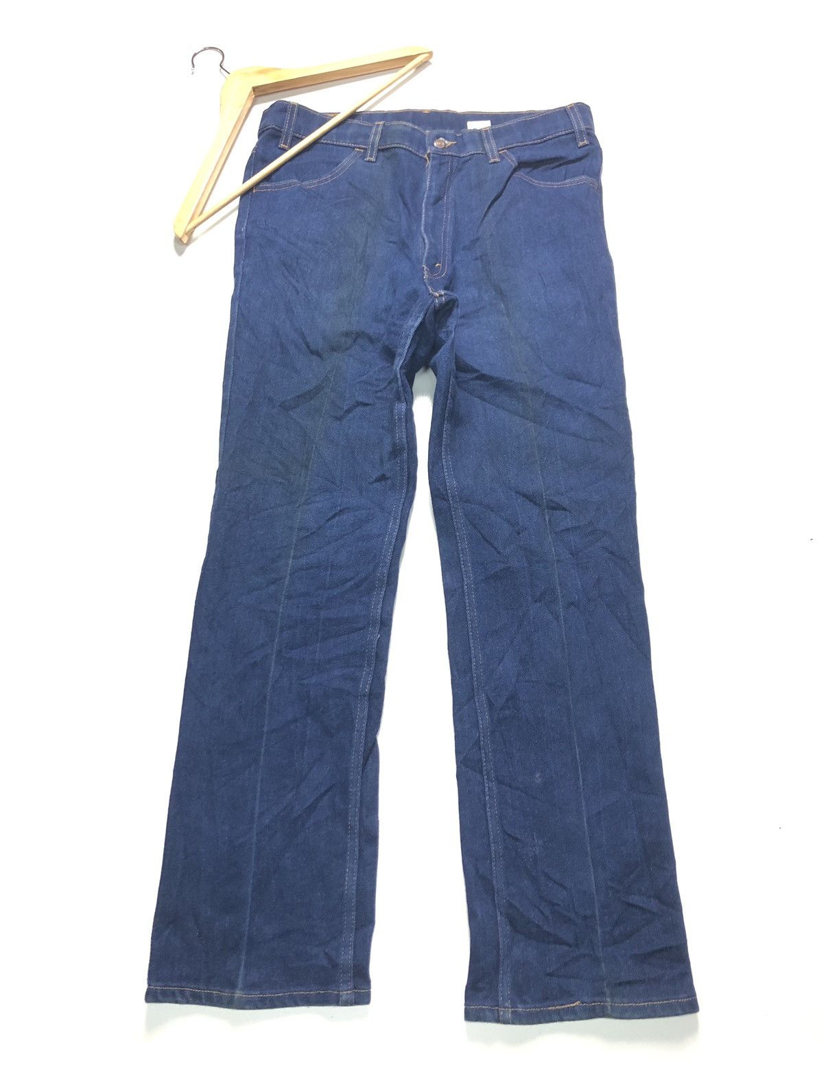 Levi's × Vintage VINTAGE 90s FLARED LEVIS BLUE DENIM MADE IN USA 🇺🇸 Size US 34 / EU 50 - 6 Thumbnail
