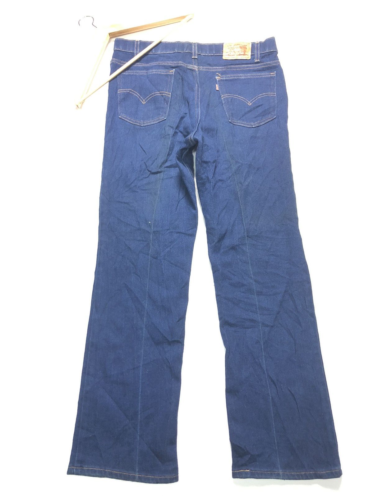 Levi's × Vintage VINTAGE 90s FLARED LEVIS BLUE DENIM MADE IN USA 🇺🇸 Size US 34 / EU 50 - 3 Thumbnail