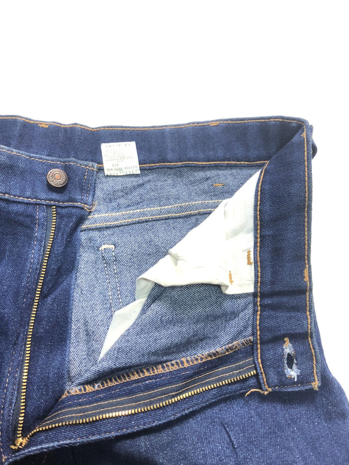 Levi's × Vintage VINTAGE 90s FLARED LEVIS BLUE DENIM MADE IN USA 🇺🇸 Size US 34 / EU 50 - 9 Thumbnail