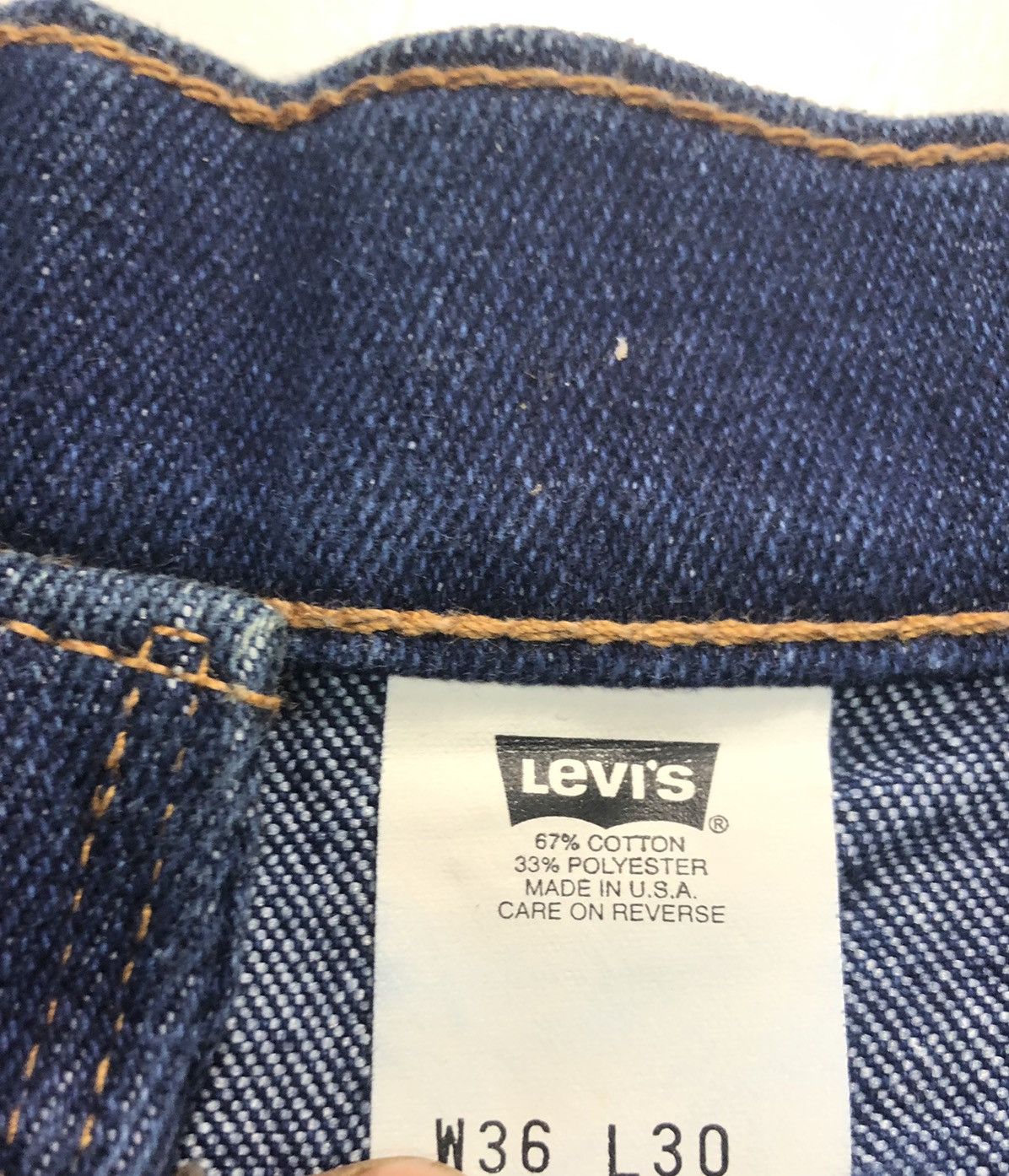 Levi's × Vintage VINTAGE 90s FLARED LEVIS BLUE DENIM MADE IN USA 🇺🇸 Size US 34 / EU 50 - 10 Thumbnail