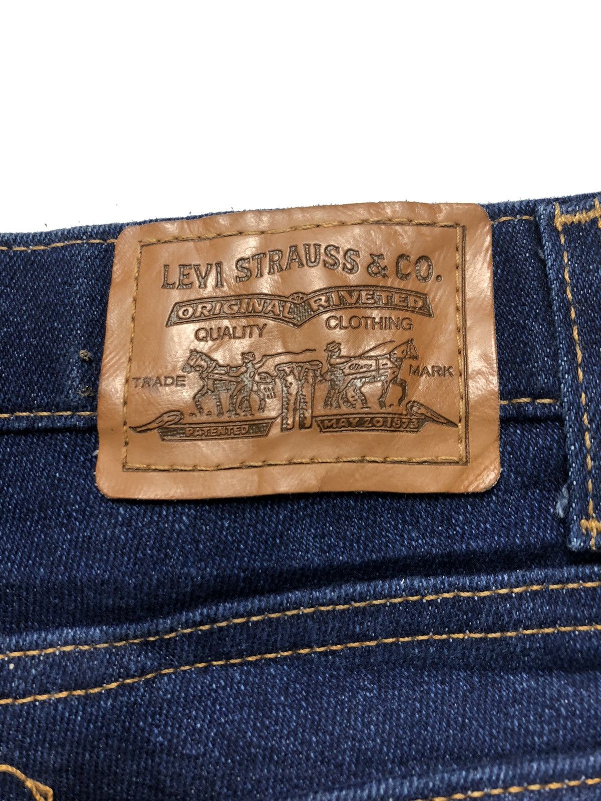 Levi's × Vintage VINTAGE 90s FLARED LEVIS BLUE DENIM MADE IN USA 🇺🇸 Size US 34 / EU 50 - 4 Thumbnail