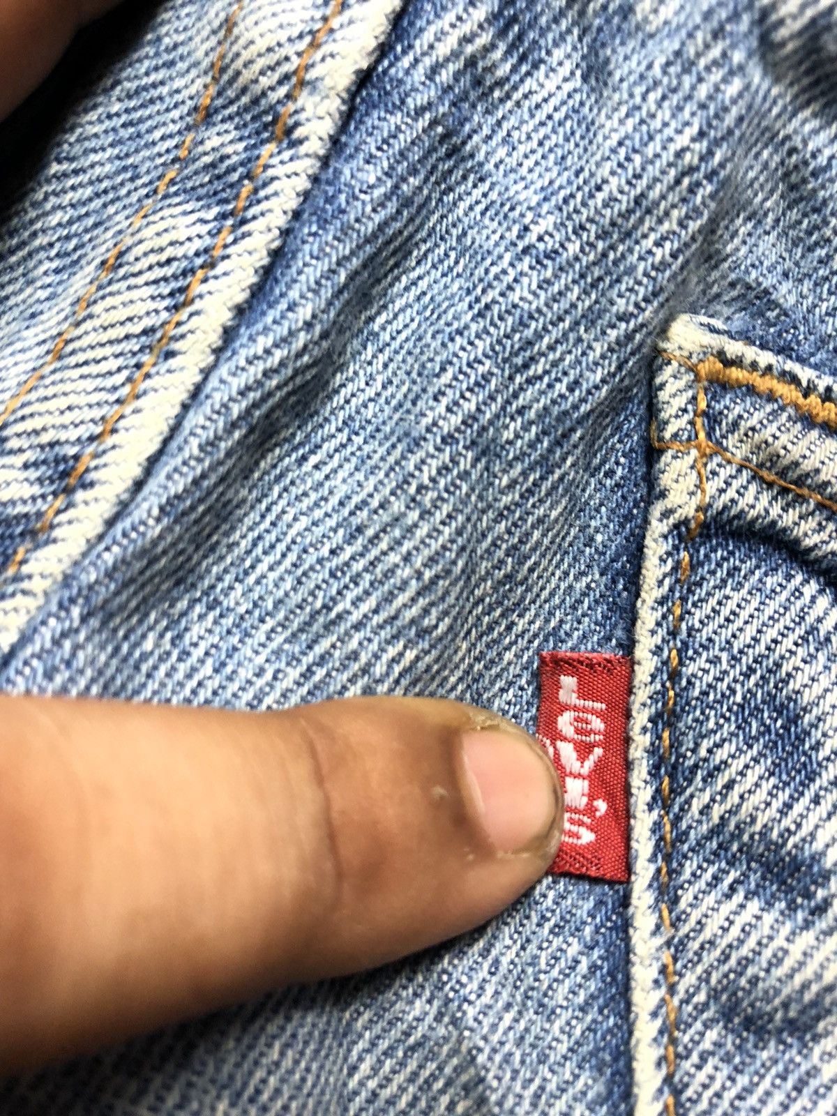 Levi's × Vintage VINTAGE90sLEVIS 505 REGULAR FIT STRAIGHT LEG DISTRESED DENI Size US 31 - 9 Thumbnail