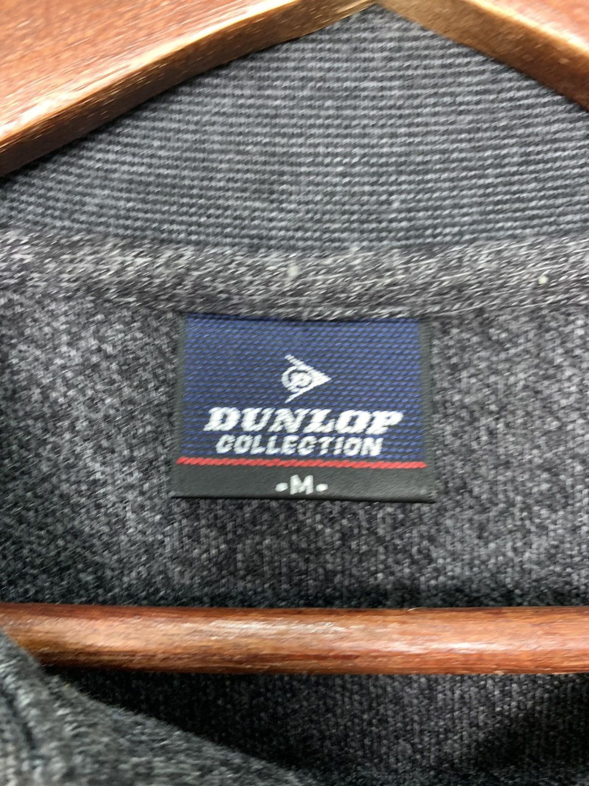 Dunlop DUNLOP Vintage Stretchable Motorsport Racing Collar Tshirt Size US M / EU 48-50 / 2 - 14 Thumbnail