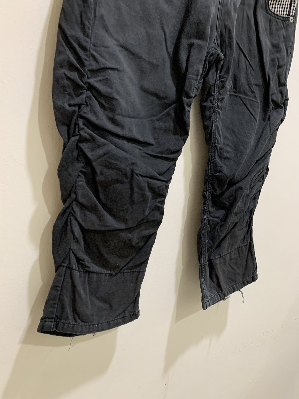 Japanese Brand × Seditionaries GINGHAM PLAID Double Waist Spring Leg Punk Crop Short Pant Size US 29 - 10 Thumbnail