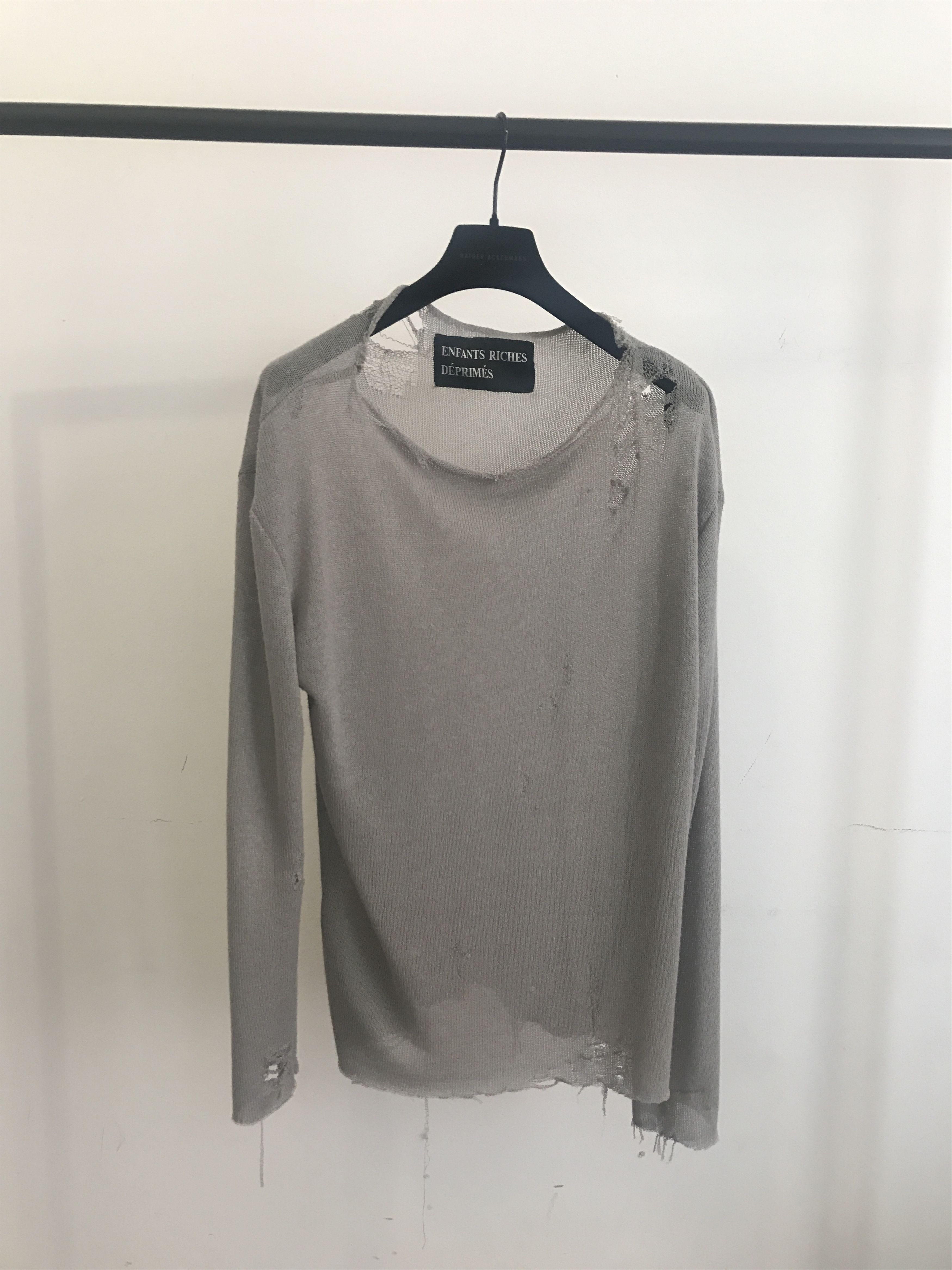 Enfants Riches Deprimes Distressed Sweater Size US M / EU 48-50 / 2 - 1 Thumbnail